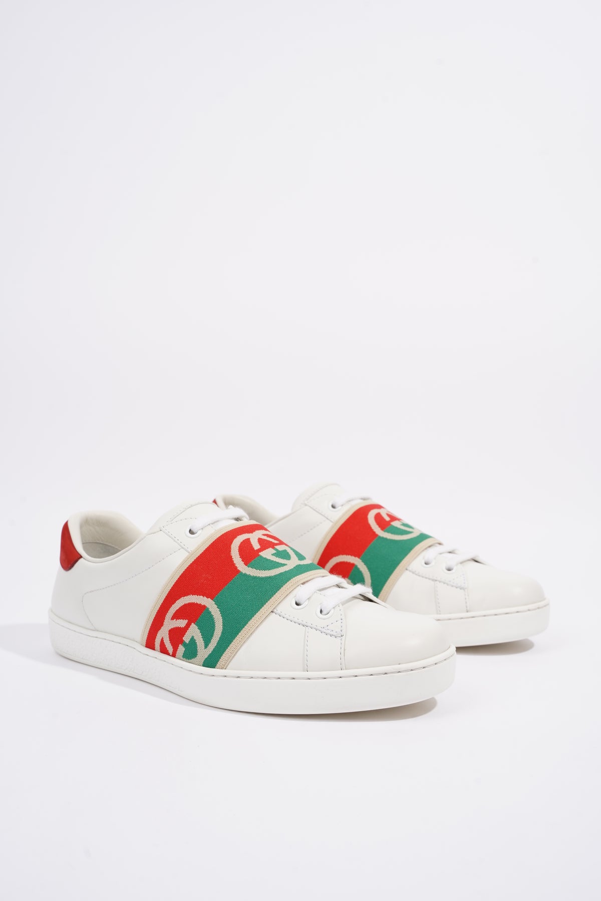 Gucci, Shoes, Mens Gucci Ace Sneaker White W Greenred