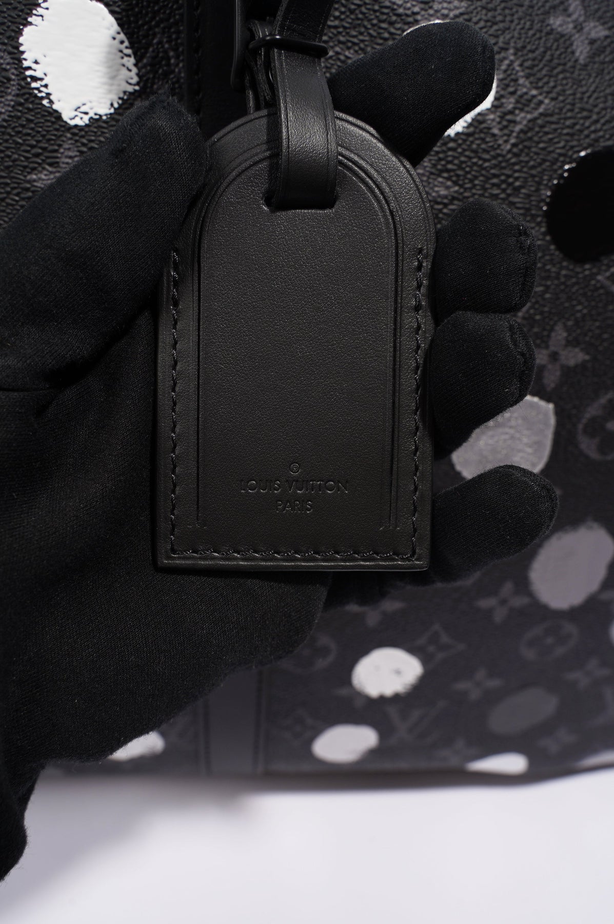Louis Vuitton Keepall Bandouliere Monogram Mesh 50 Black