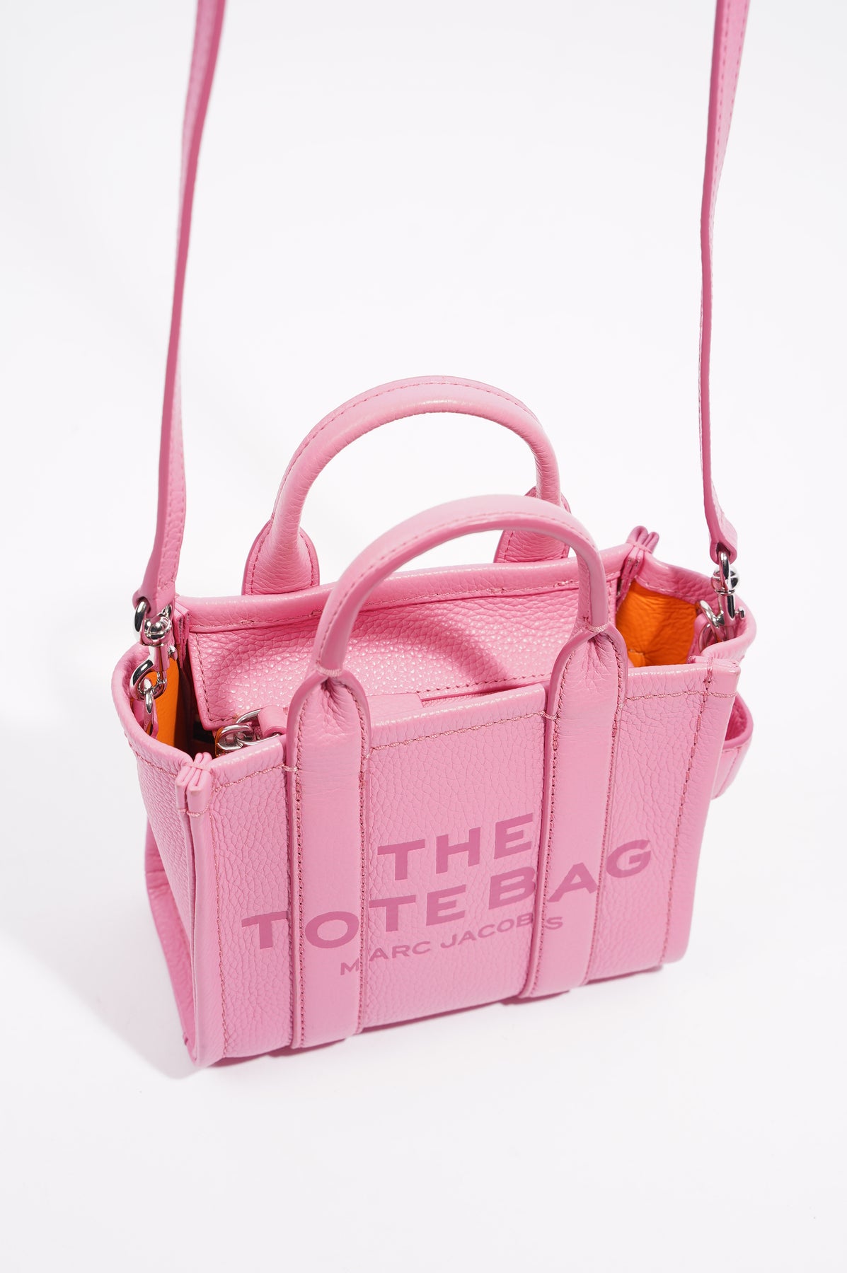 The Micro Tote Bag - Marc Jacobs - Leather - Pink ref.843709 - Joli Closet