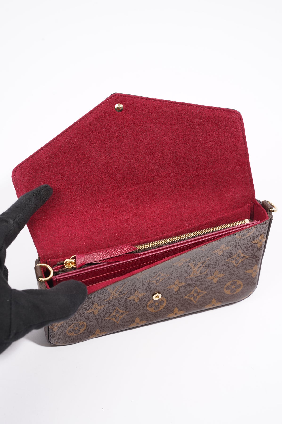 Louis Vuitton Monogram Canvas Felicie Pochette (SHF-RaMlhN) – LuxeDH