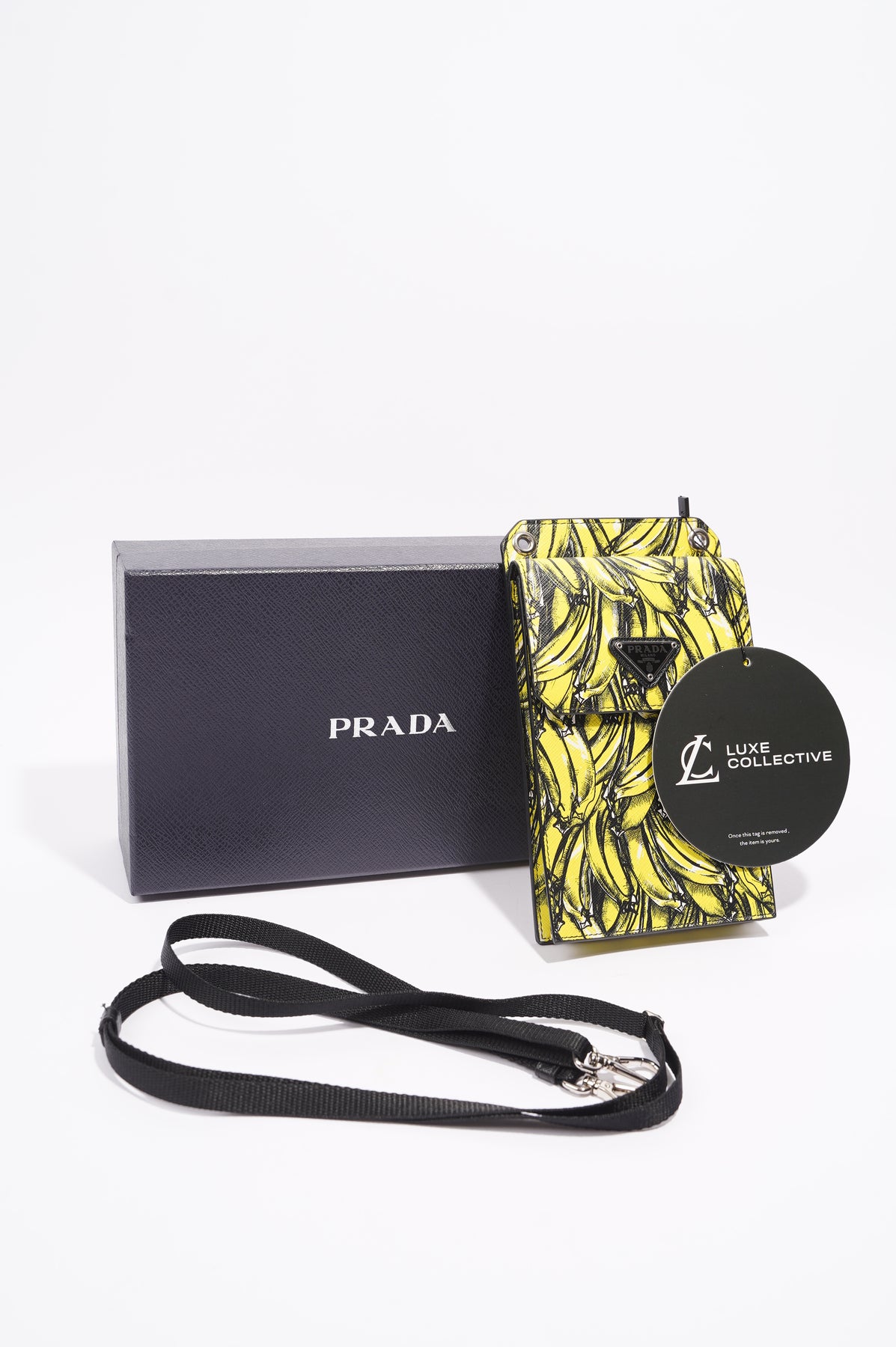 Prada banana discount wallet