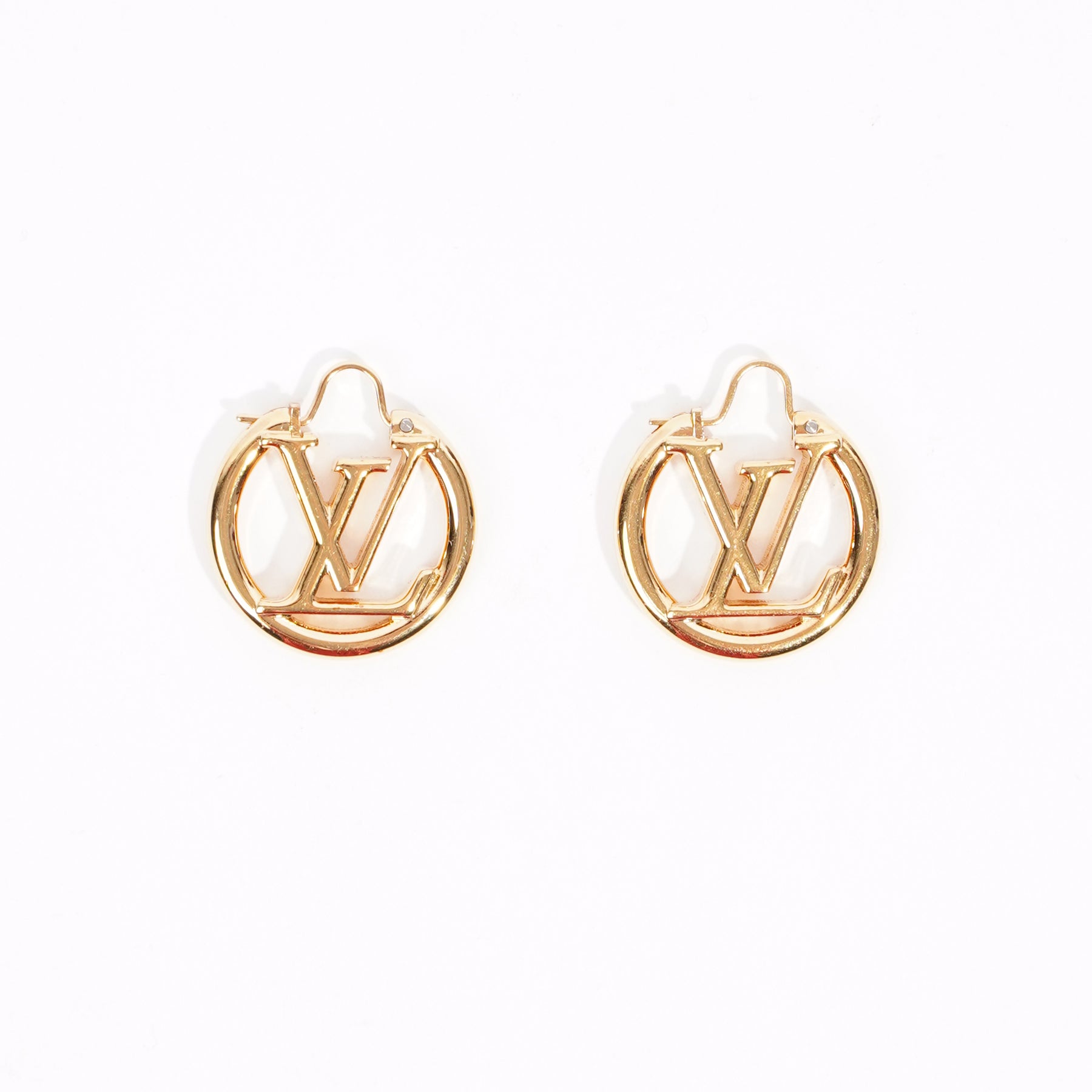 Louis Vuitton - Louise PMEarrings - Brass - Gold - Women - Luxury