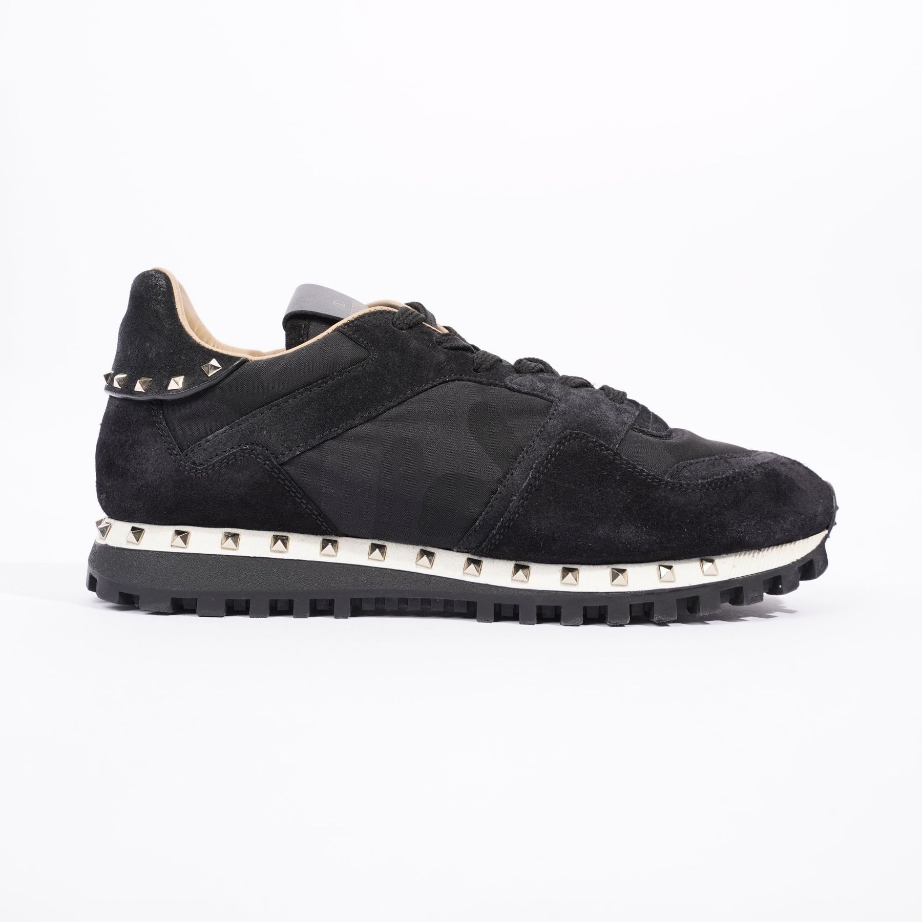 Valentino studded hot sale trainers womens