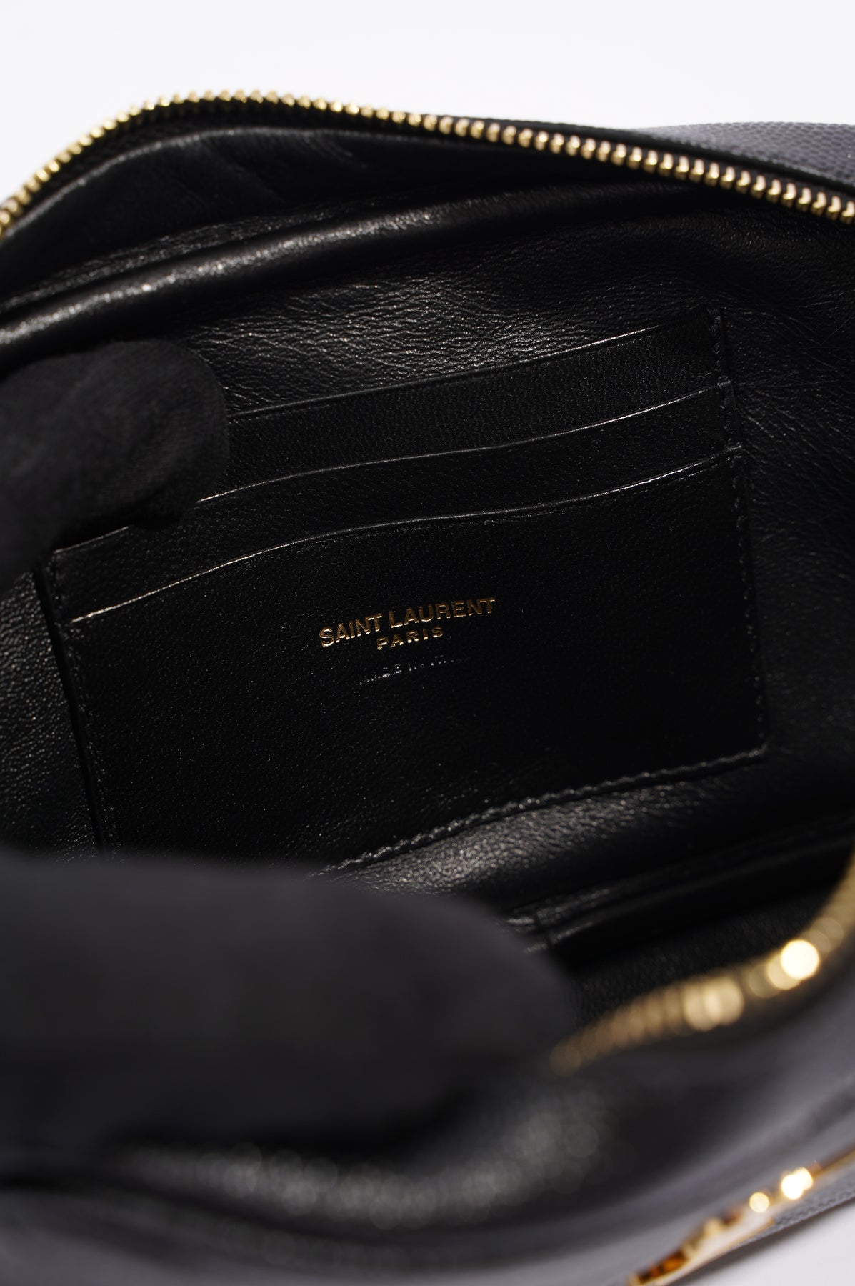 Saint Laurent Lou Camera Bag Black Leather Small – Luxe Collective