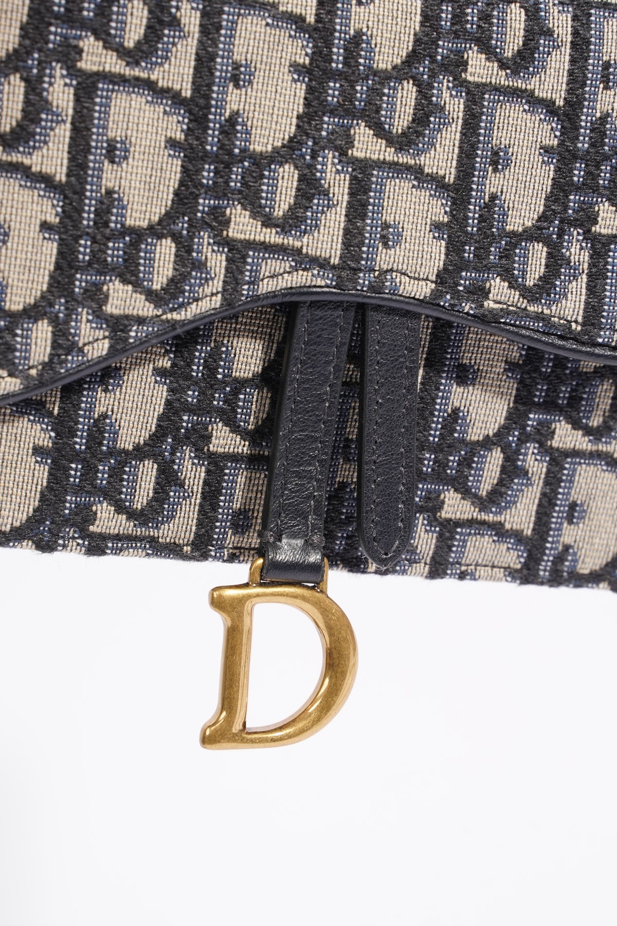 Christian Dior Oblique Saddle Belt Pouch - Blue Waist Bags, Handbags -  CHR348543