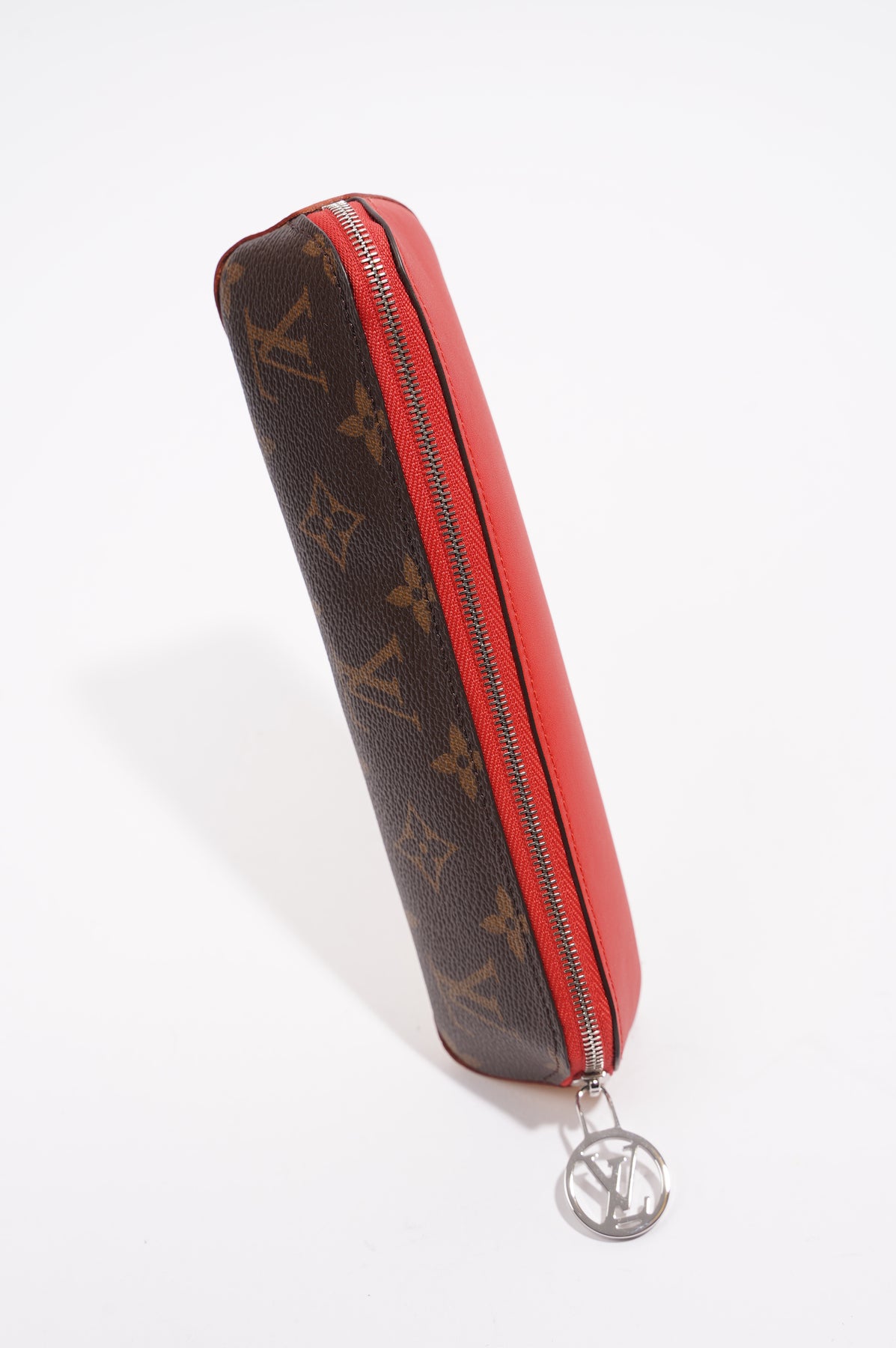 Preloved Louis Vuitton Monogram Canvas Elizabeth Pencil Pouch Red