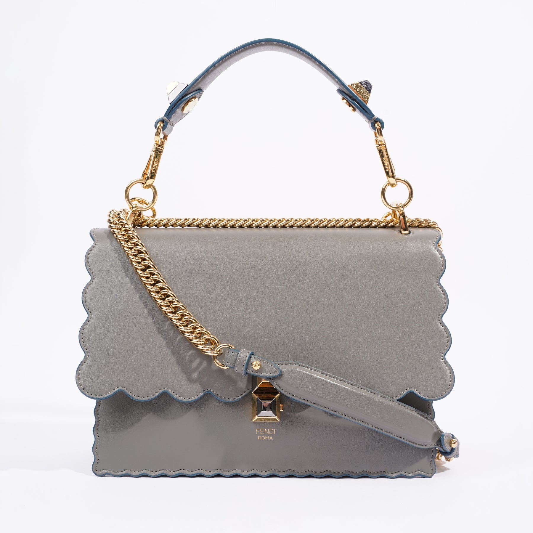 Fendi bag grey hot sale