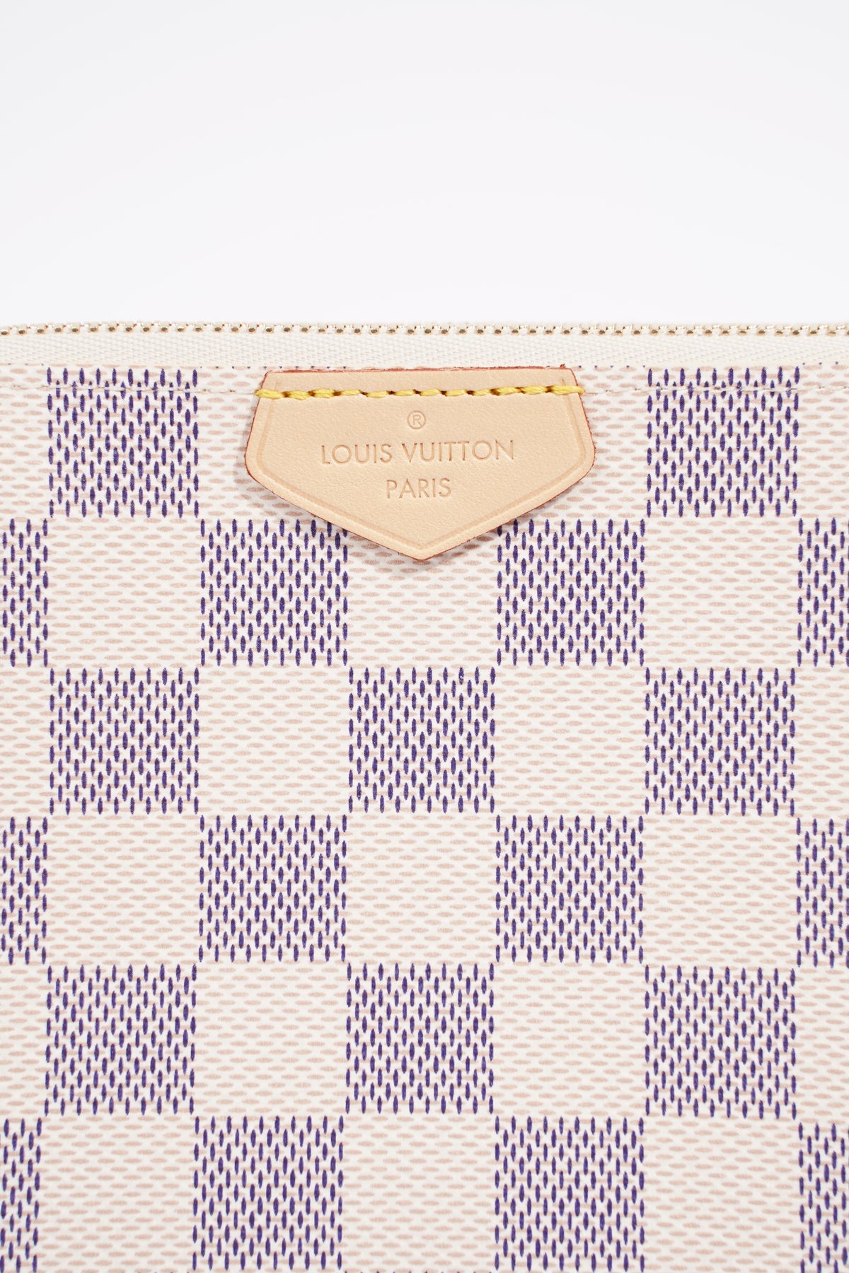 Louis Vuitton Damier Azur Canvas Double Zip Pochette, myGemma