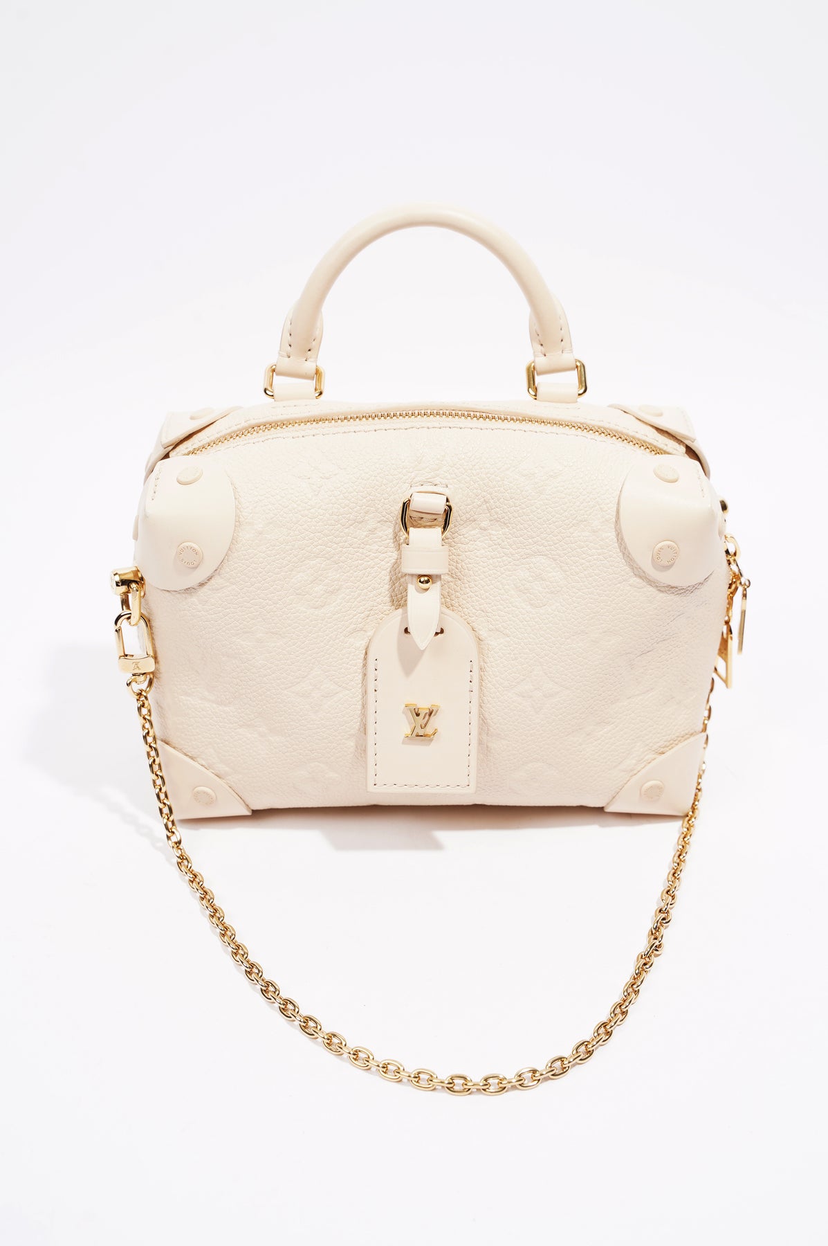 Louis Vuitton Malle Souple Empreinte Embossed White Leather – Luxe
