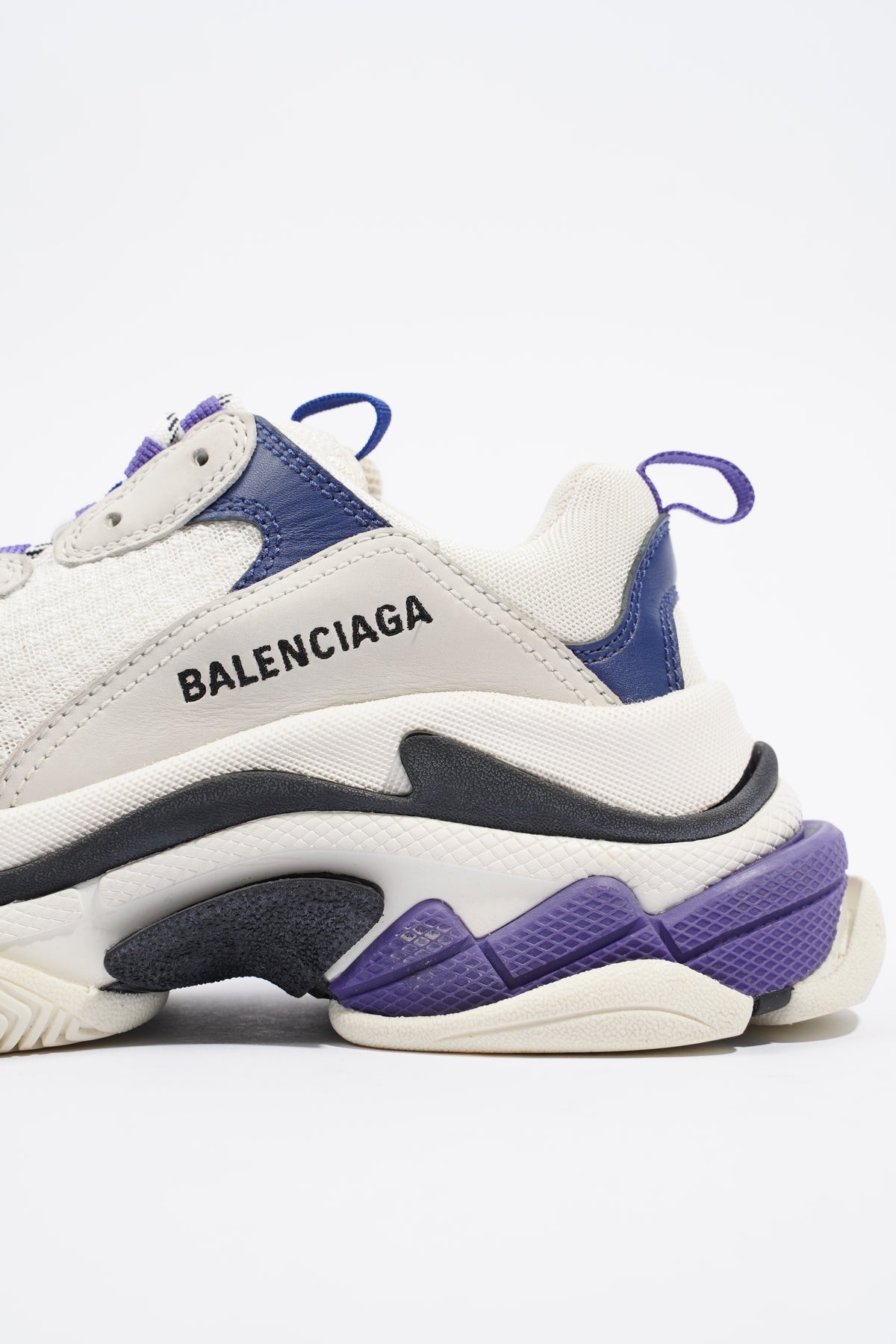 Balenciaga triple s sales blue purple