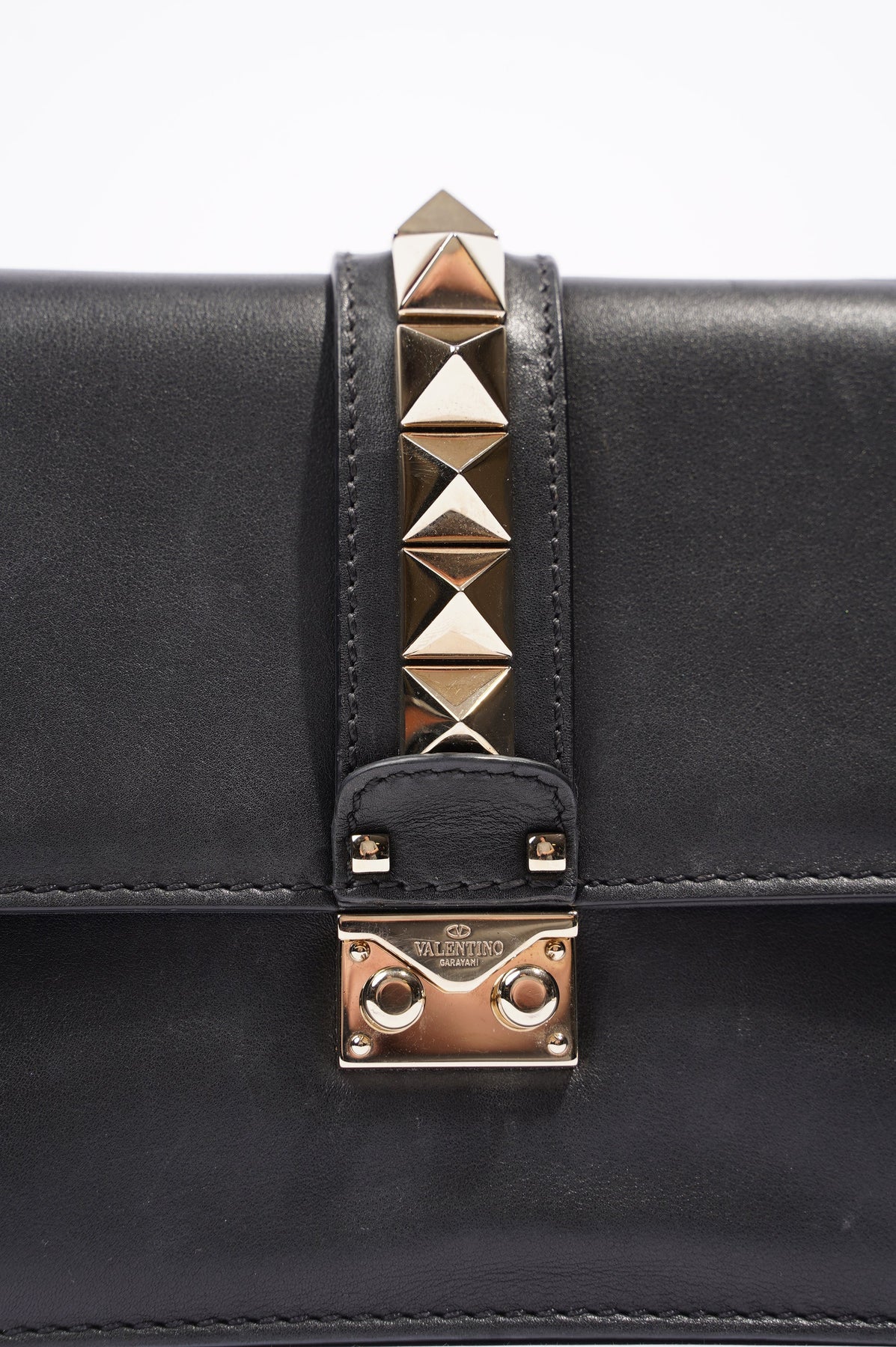 Valentino Medium Glam Lock Chain Shoulder Bag