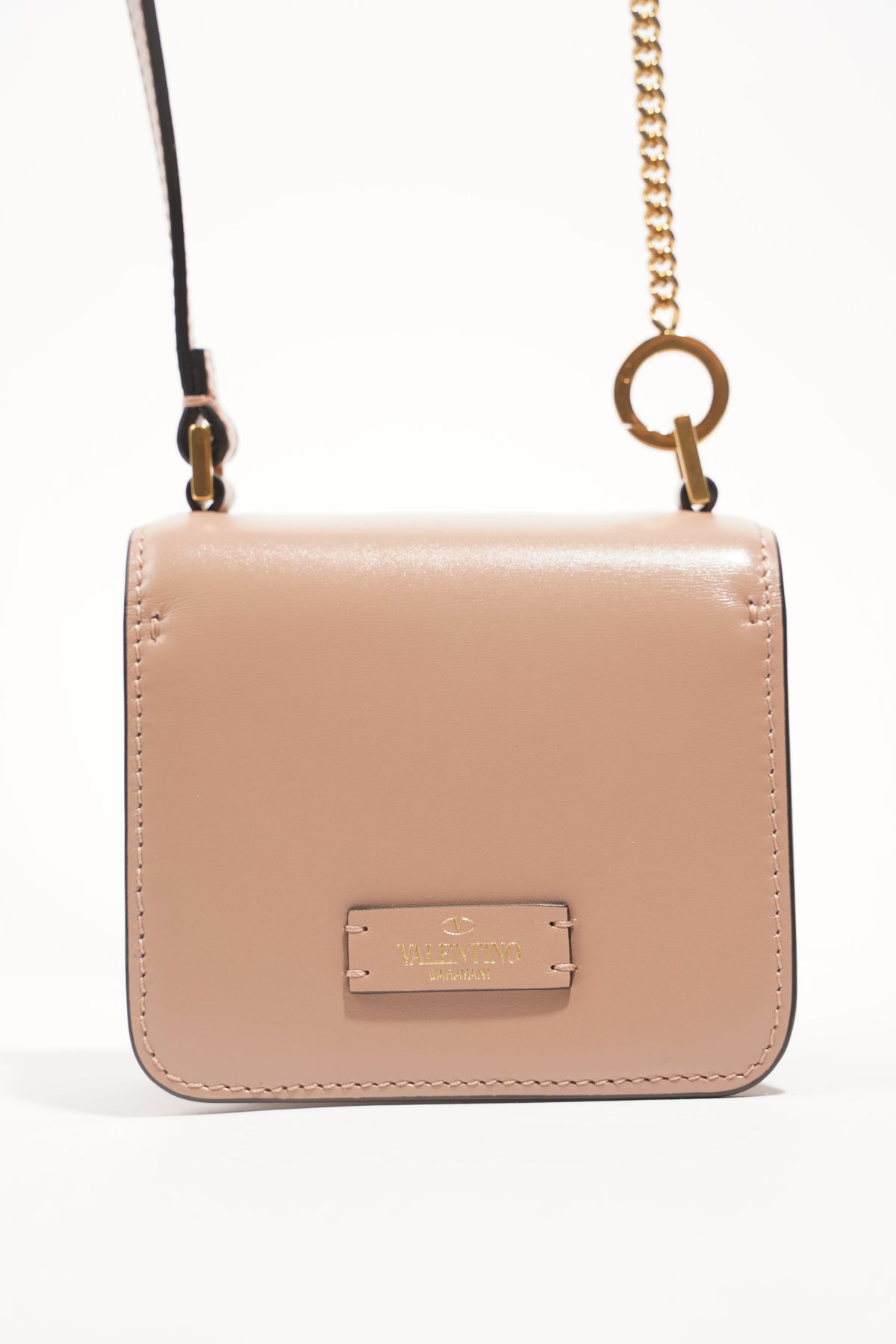 Valentino Vsling Micro Leather Shoulder Bag Women's Pink Os