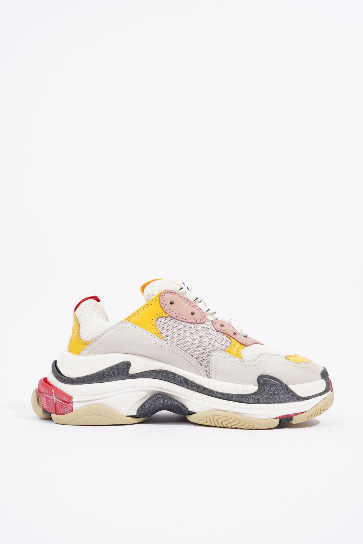 Balenciaga triple s 2025 yellow pink