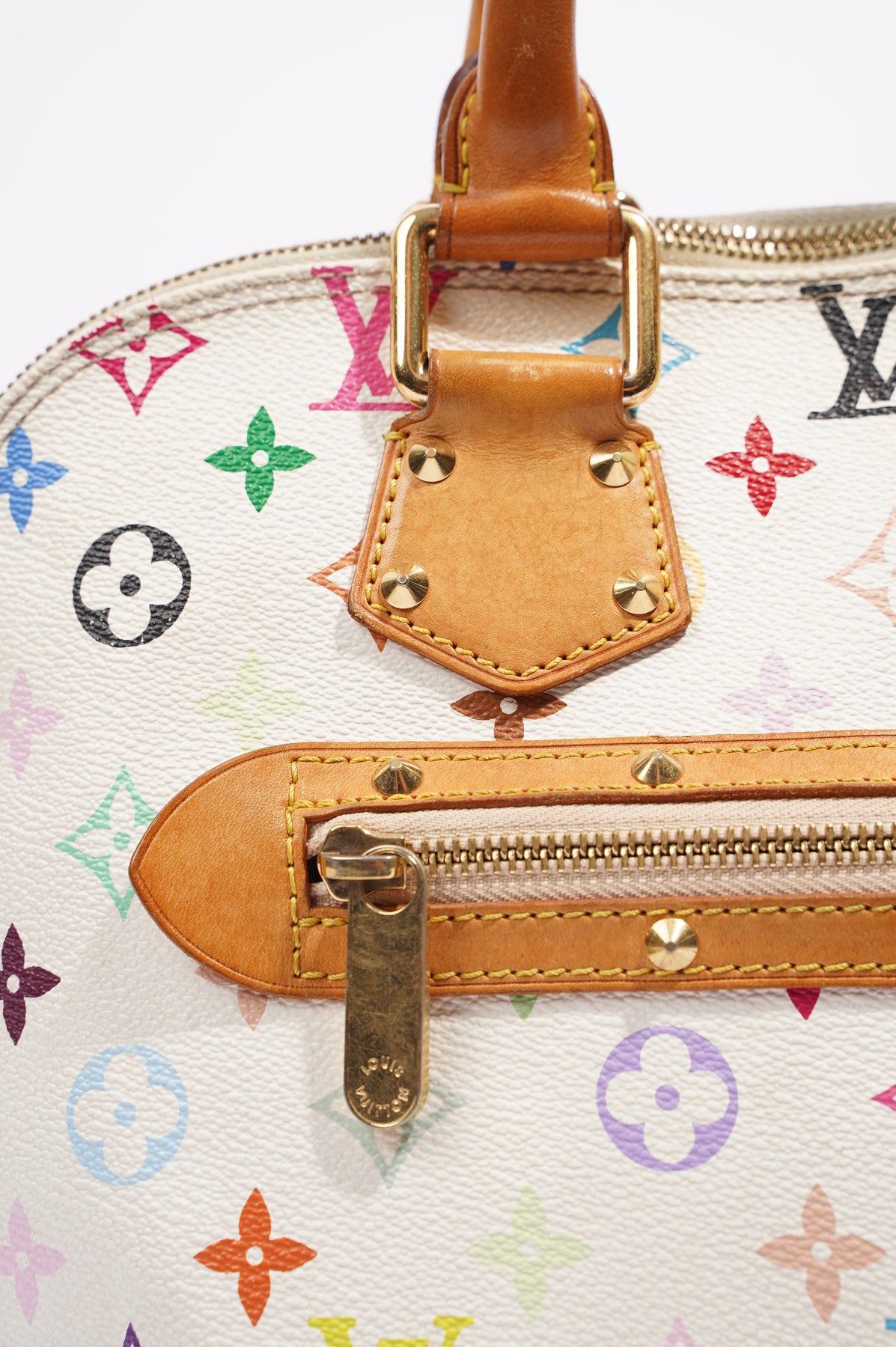 Louis Vuitton Womens Vintage Alma White / Multi PM – Luxe Collective