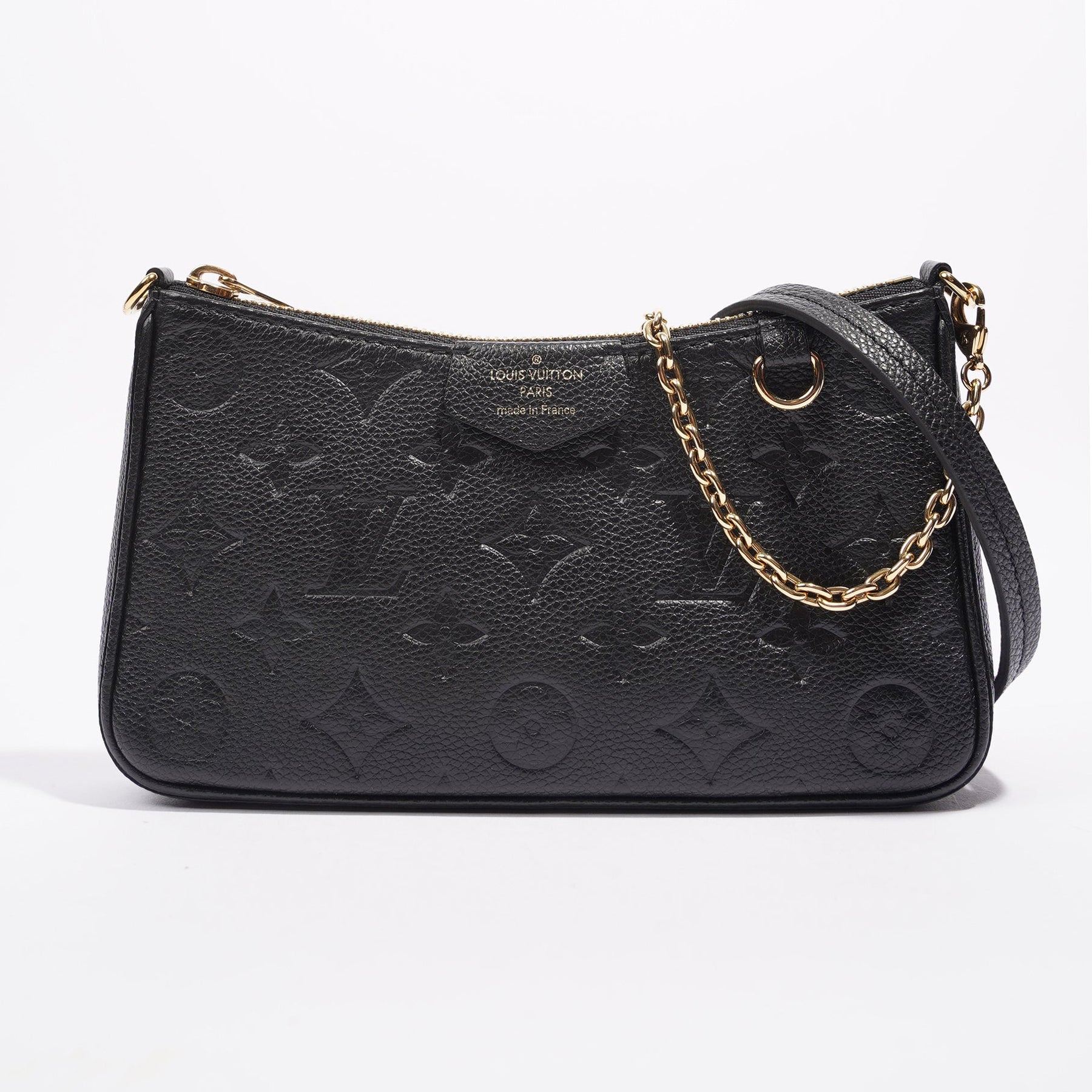 Louis Vuitton Easy Pouch Black Monogram Empreinte Leather – Luxe Collective