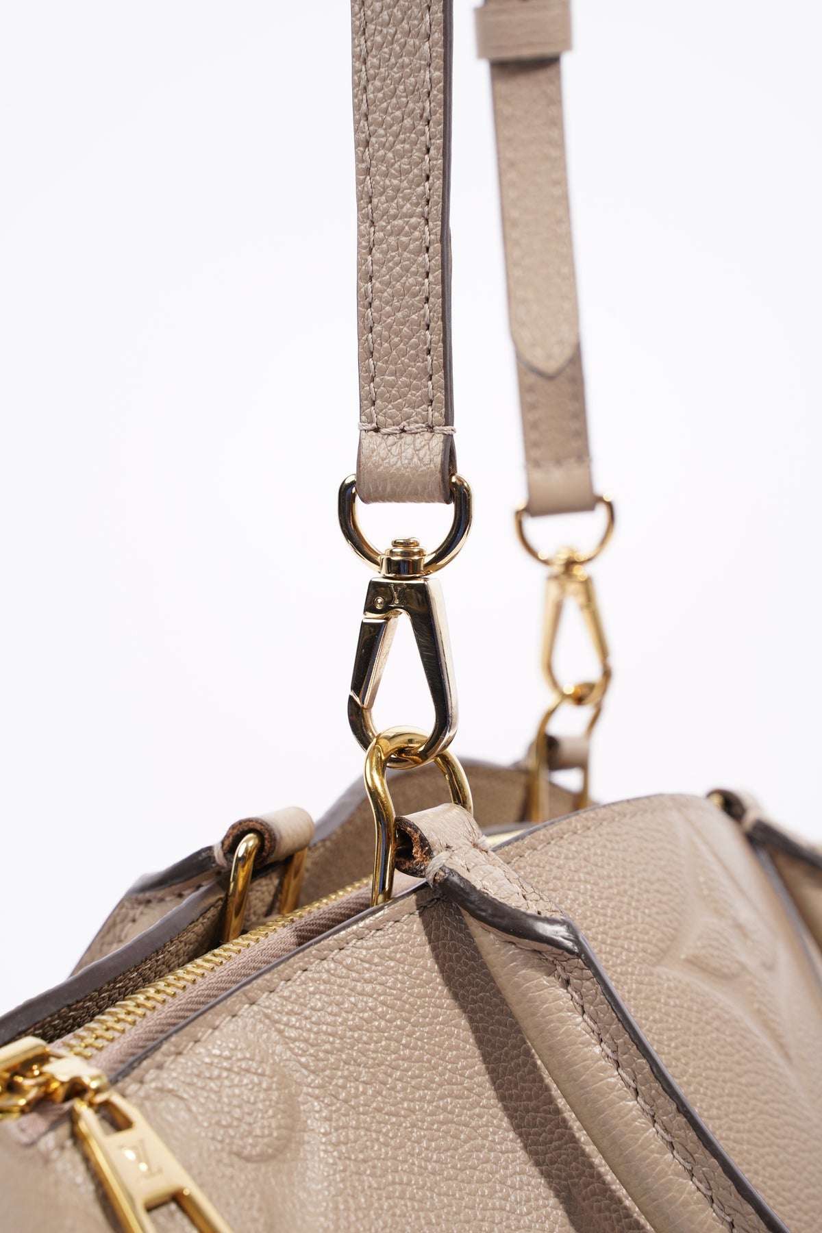 Louis Vuitton Grand Palais Bag Grey Leather Tote – Luxe Collective