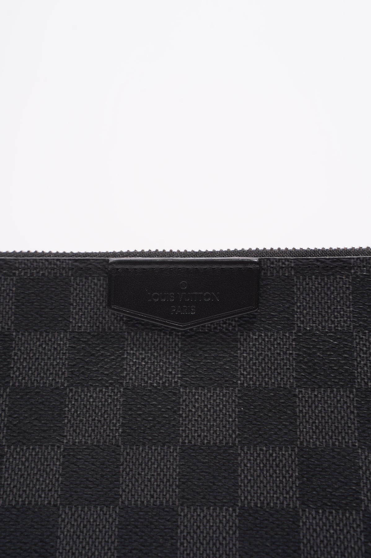 Louis Vuitton Alpha Wearable Wallet Purse Shoulder Bag Calfskin Black  Men's TGIS
