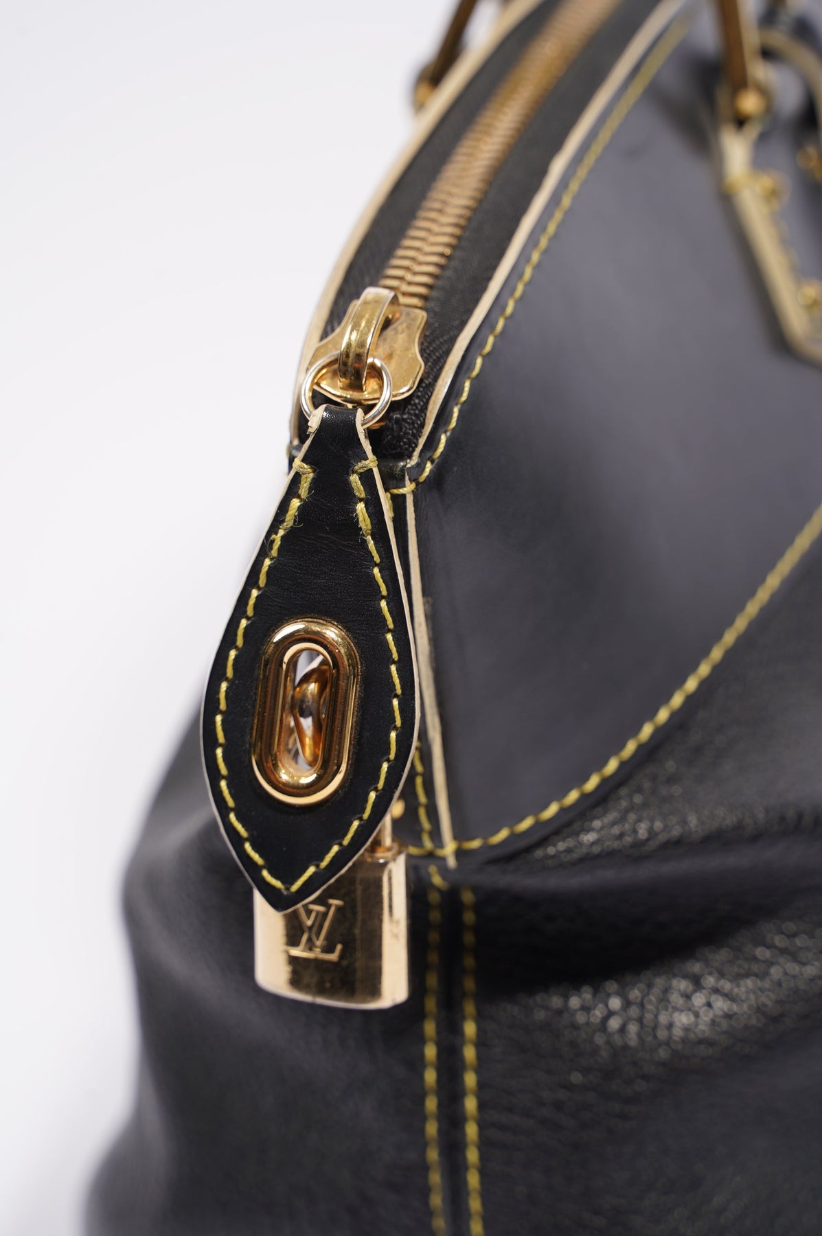 Louis Vuitton Lockit PM in Black Suhali Leather