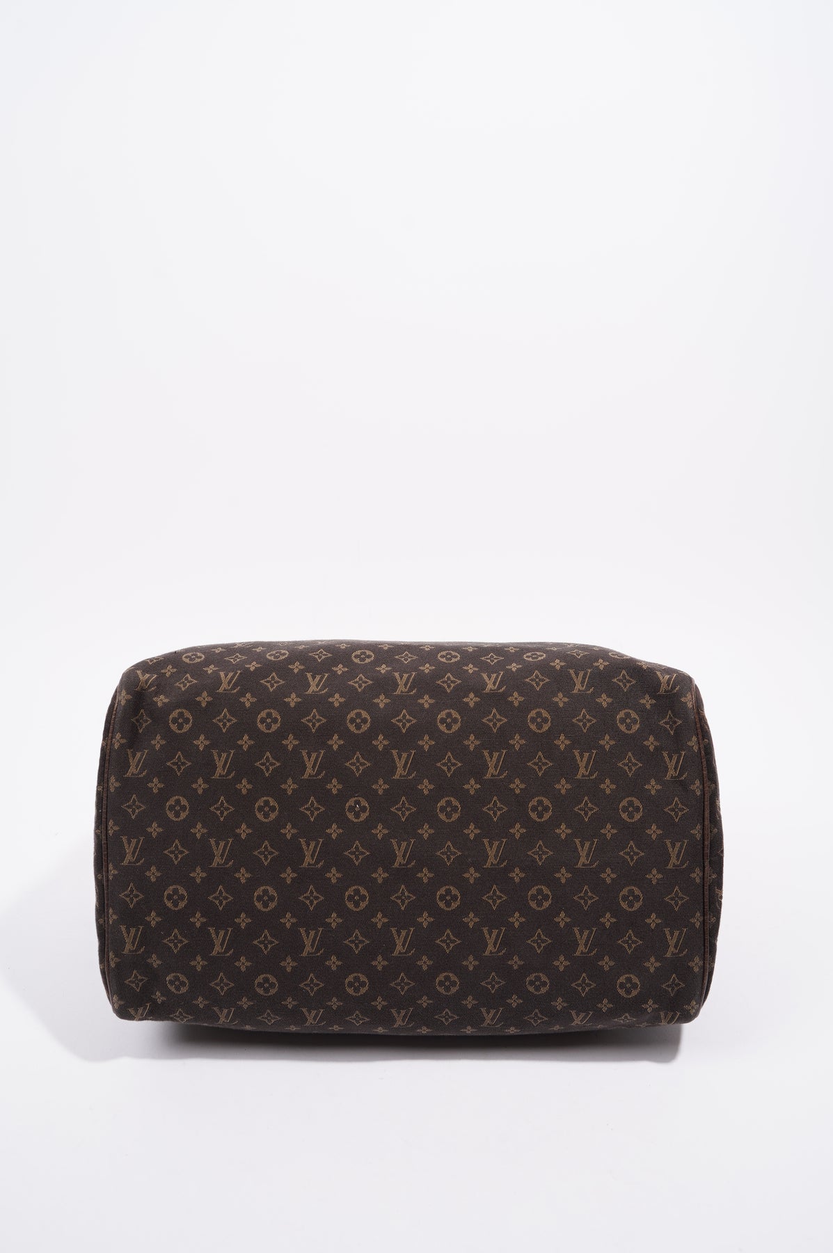 Speedy cloth handbag Louis Vuitton Grey in Cloth - 32497582