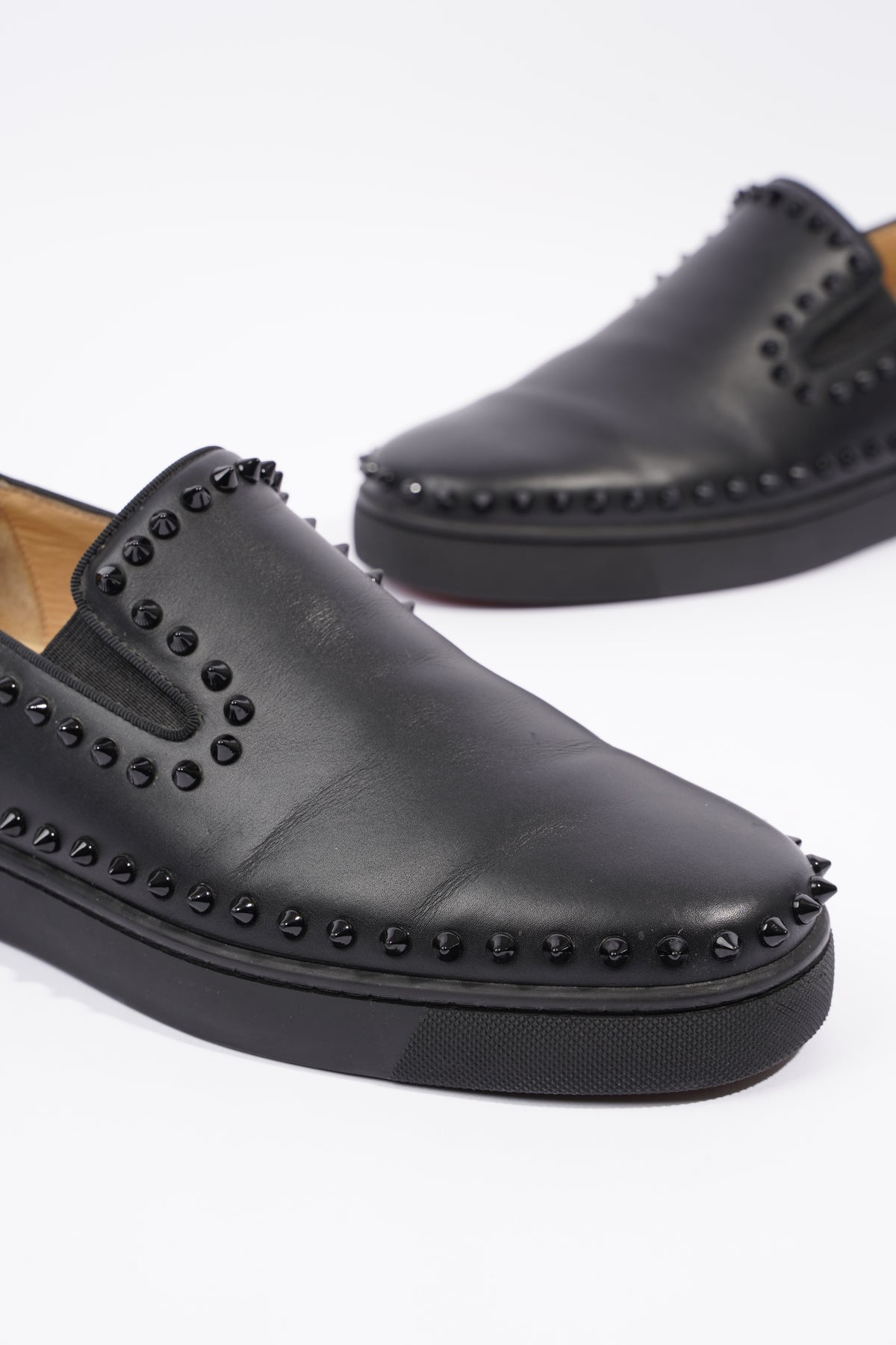 Buy Louis Philippe Men Black PU Boat Shoes at Redfynd