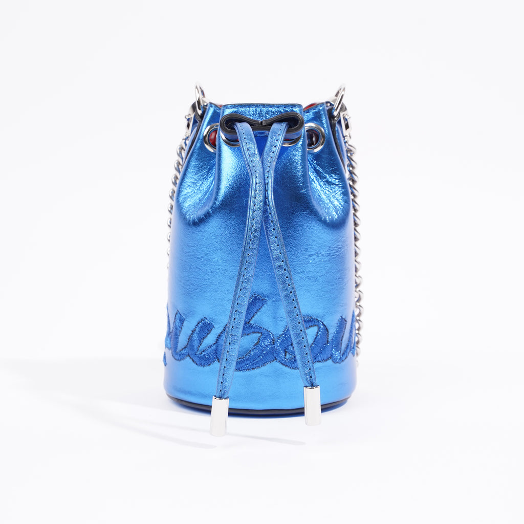 Christian Louboutin Marie Jane Mini Bucket Bag Blue – Luxe