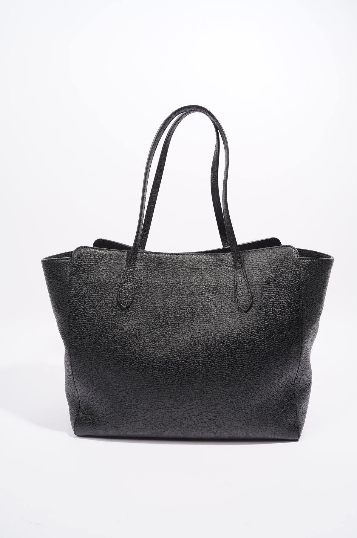 Gucci Tote Bag Black Leather Luxe Collective