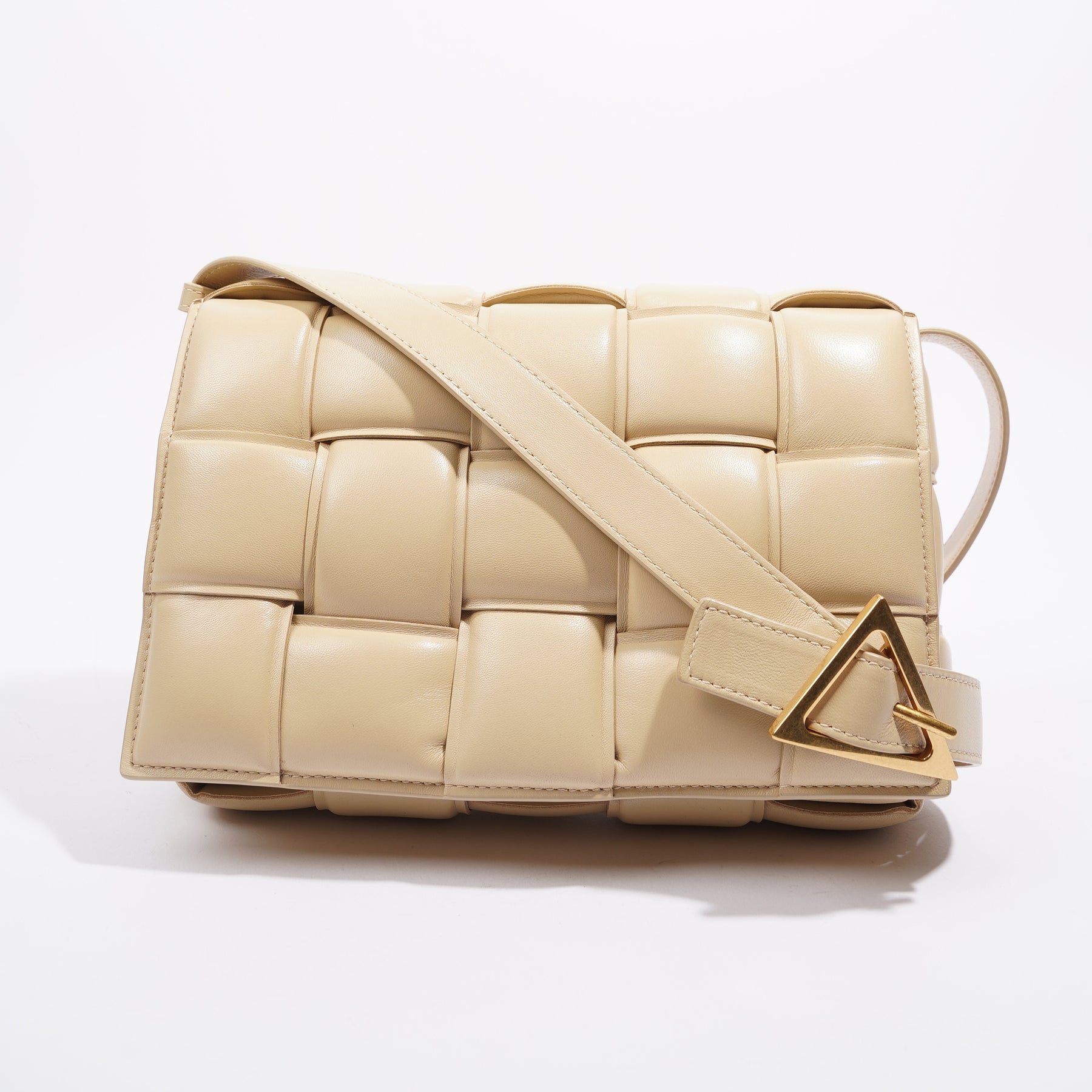 Bottega Veneta Tan Candy Padded Cassette Bag