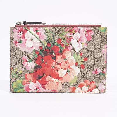 Gucci Bloom Zip Pouch Supreme / Flowers Canvas – Luxe Collective