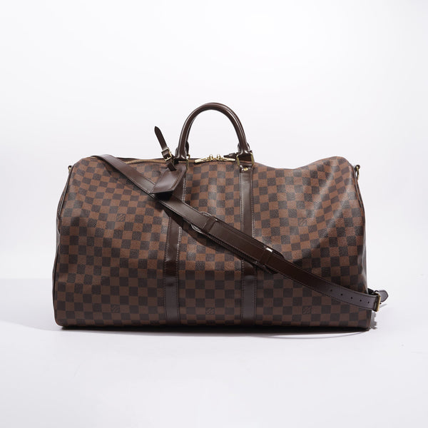 LOUIS VUITTON Ebene Keepall 55 Bandouliere – The Luxury Lady