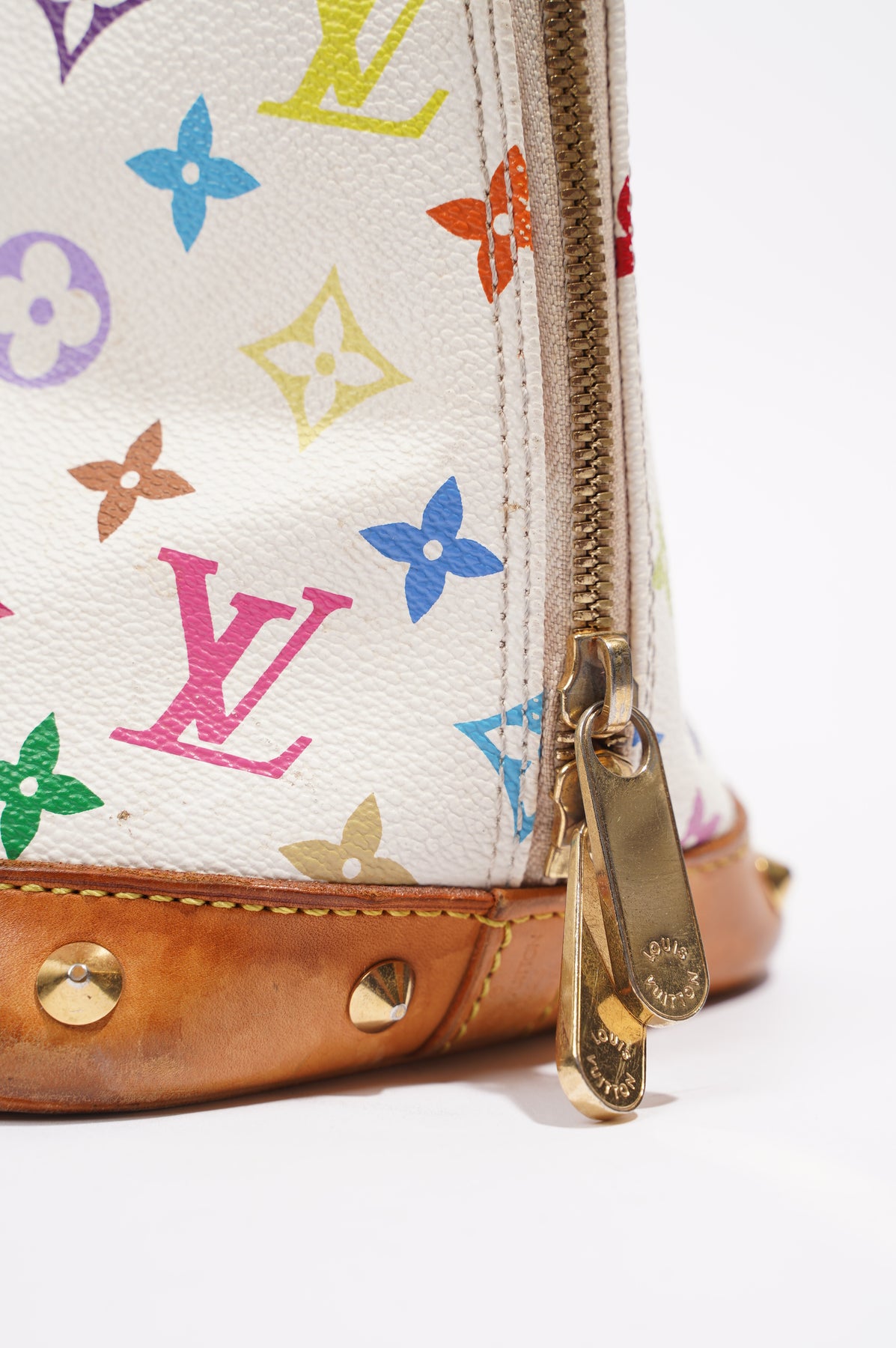 Louis Vuitton Womens Vintage Alma White / Multi PM – Luxe Collective