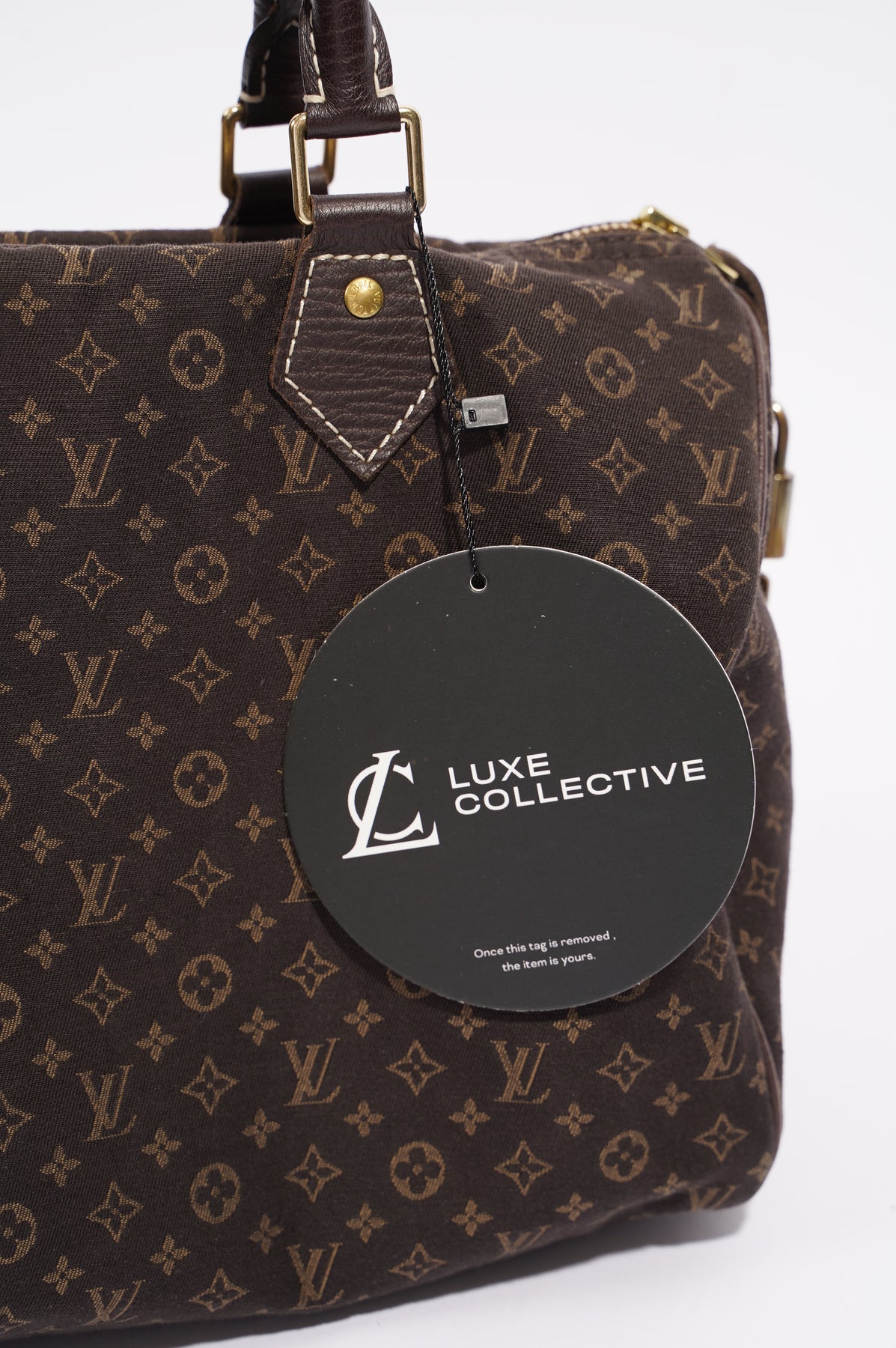 Louis Vuitton Speedy Bandouliere Monogram Canvas 30 Brown Cloth