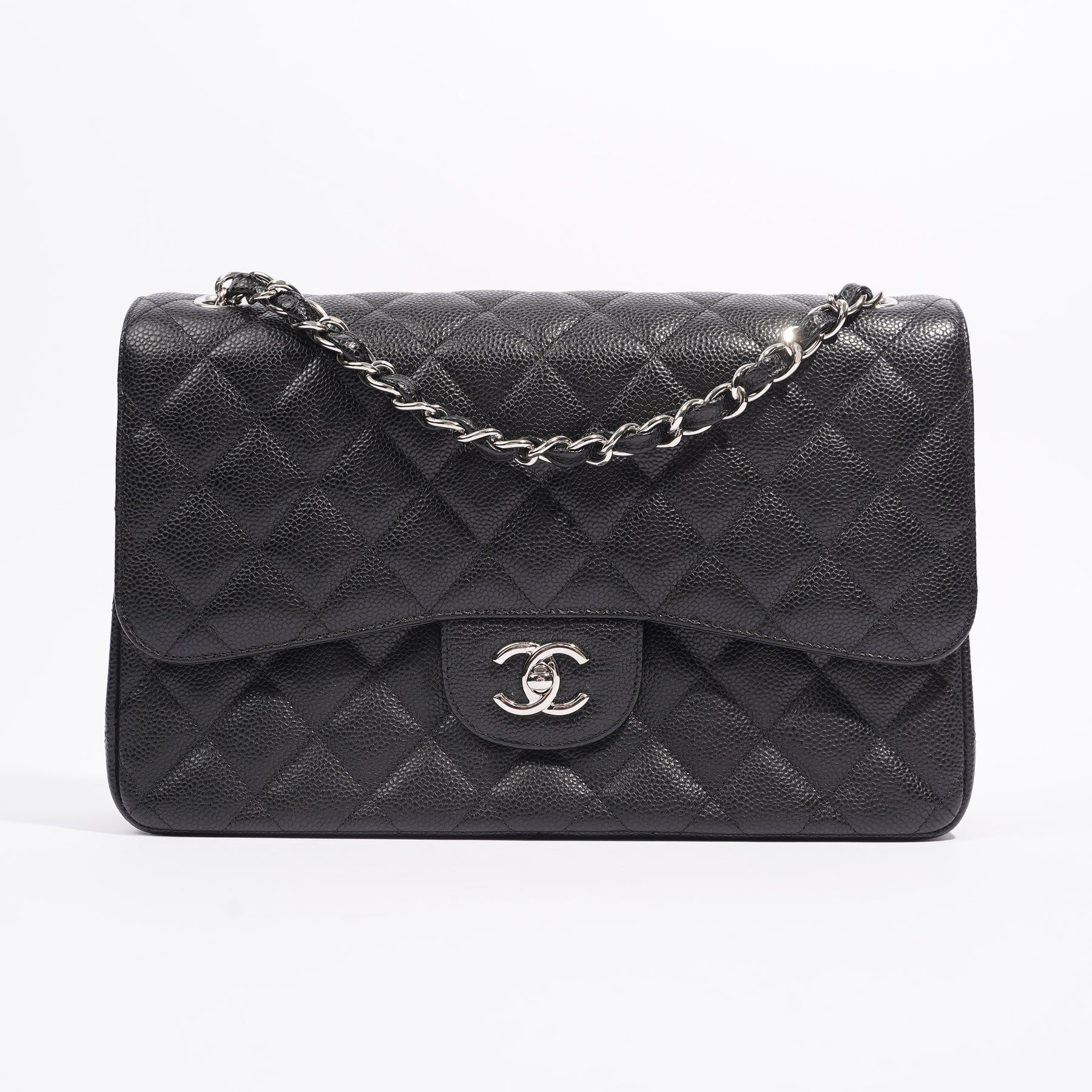 Chanel Womens Classic Flap Black Caviar Large – Luxe Collective
