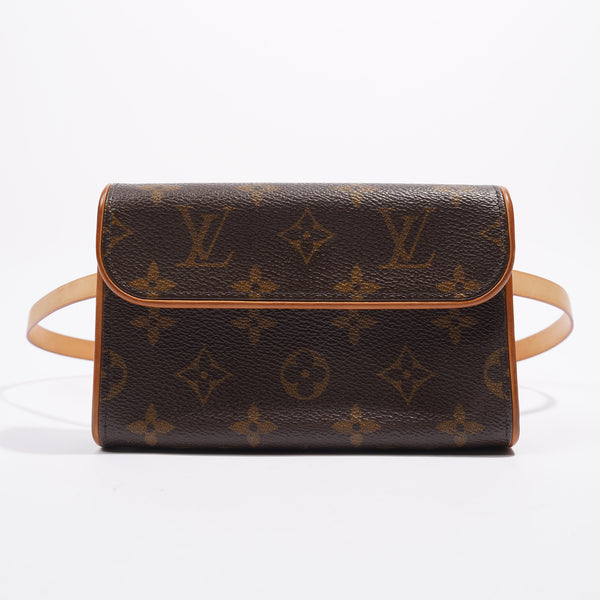 AUTH Louis Vuitton Monogram Florentine Small Belt Bag with Dustbag