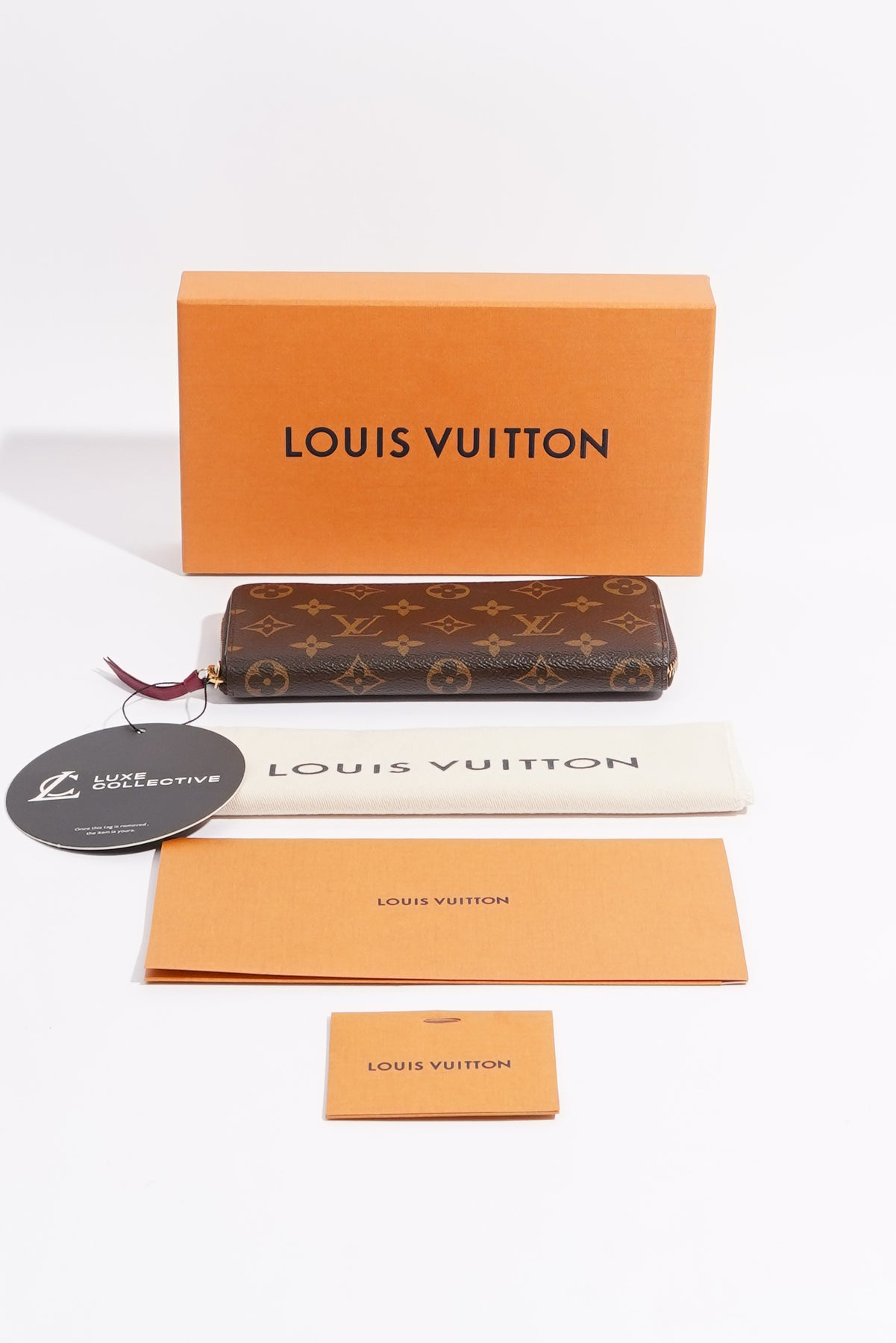 Louis Vuitton Womens Clemence Wallet Monogram Canvas – Luxe Collective