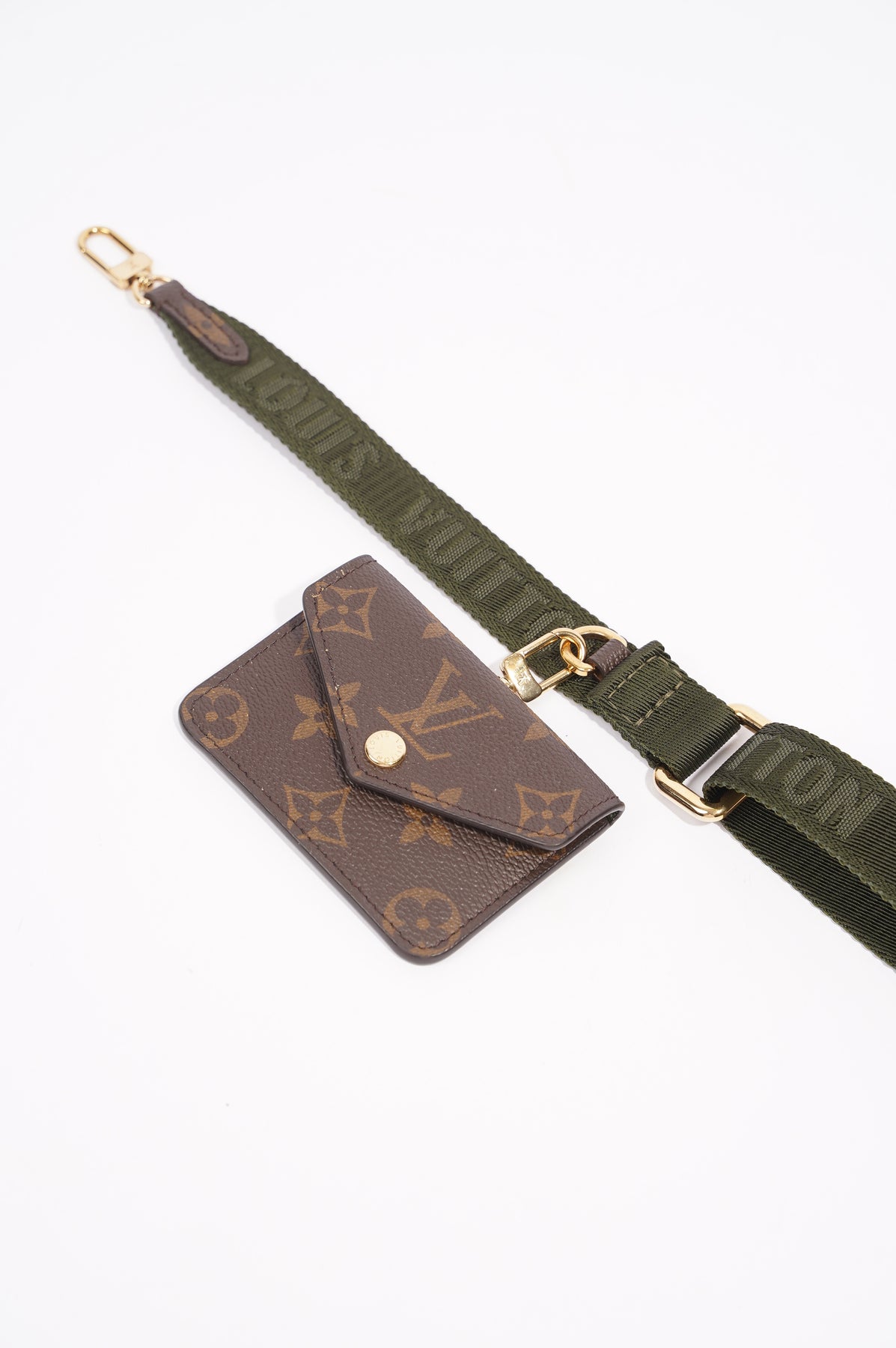 Louis Vuitton Felicie Strap & Go Shoulder Strap Canvas Green 2364546