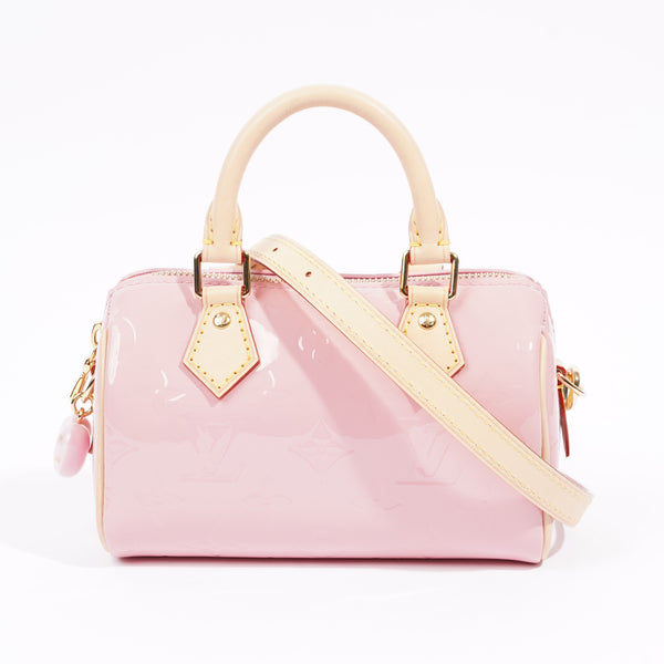 Shop Louis Vuitton Louis Vuitton Nano Speedy Mochi Pink handbag