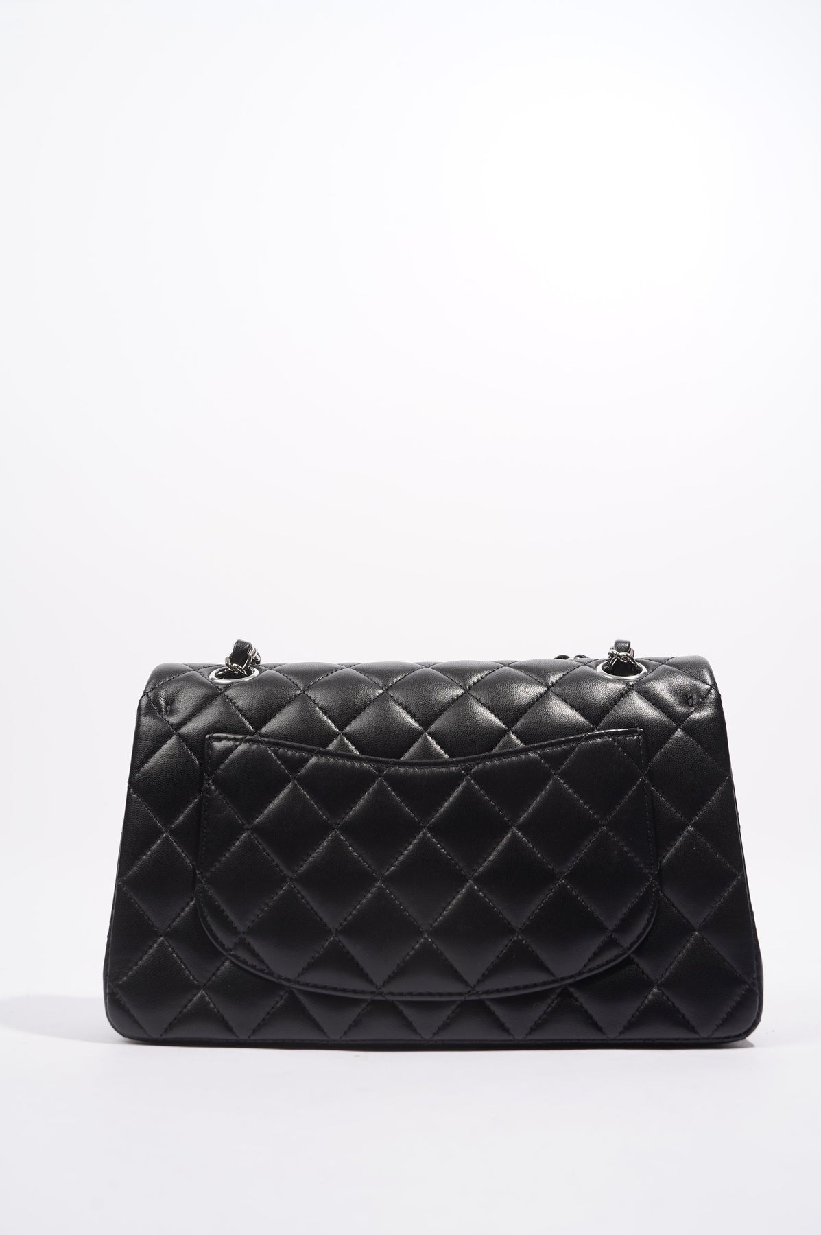 Chanel Lambskin Classic Double Flap Black Leather Small – Luxe