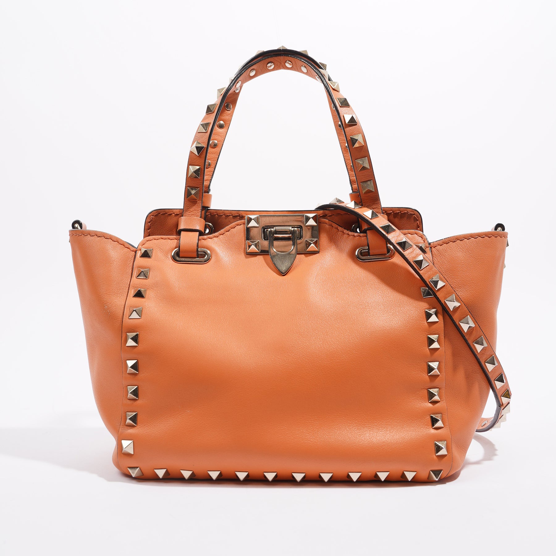 Valentino Rockstud Trapeze Medium Tote Bag