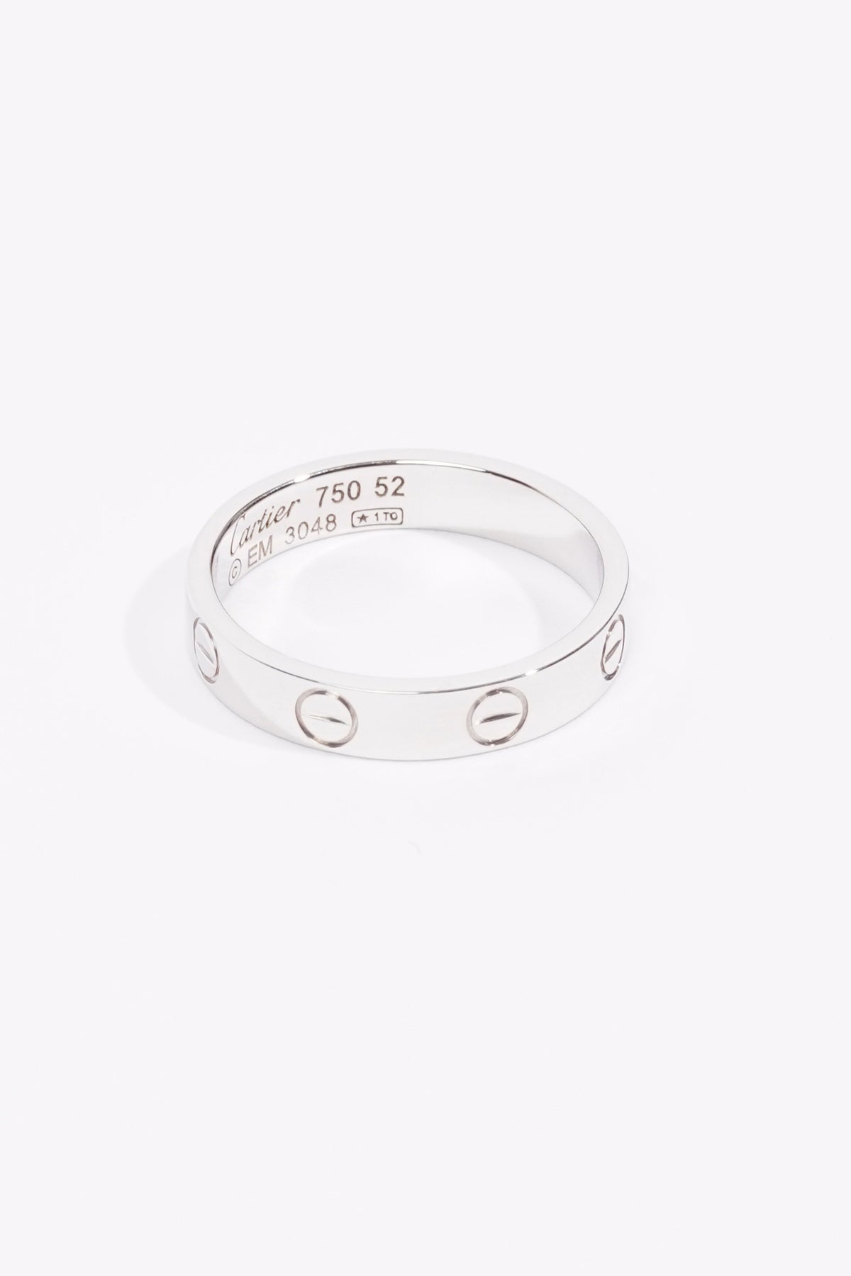 Cartier 750 store 52 ring