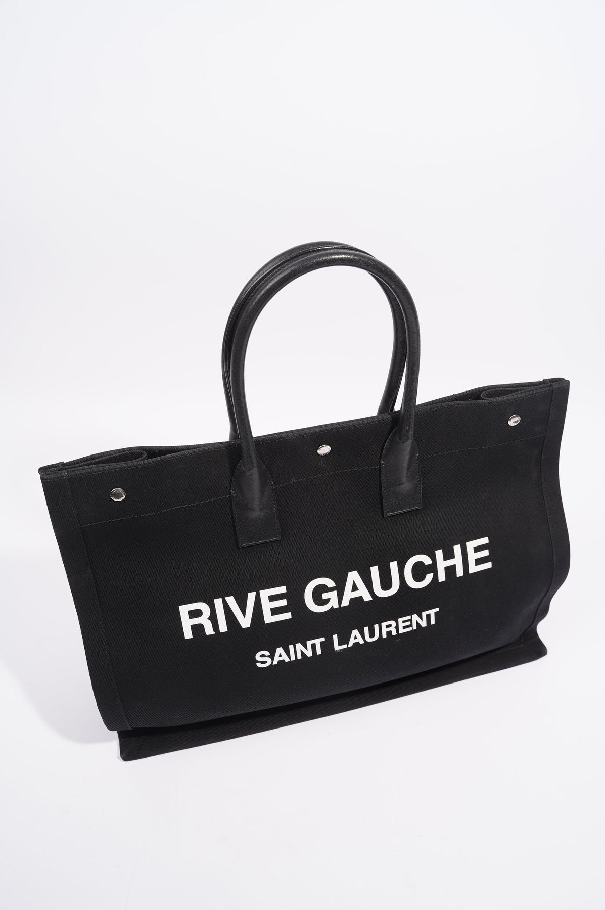Saint Laurent Womens Rive Gauche Tote Brown / Beige – Luxe Collective