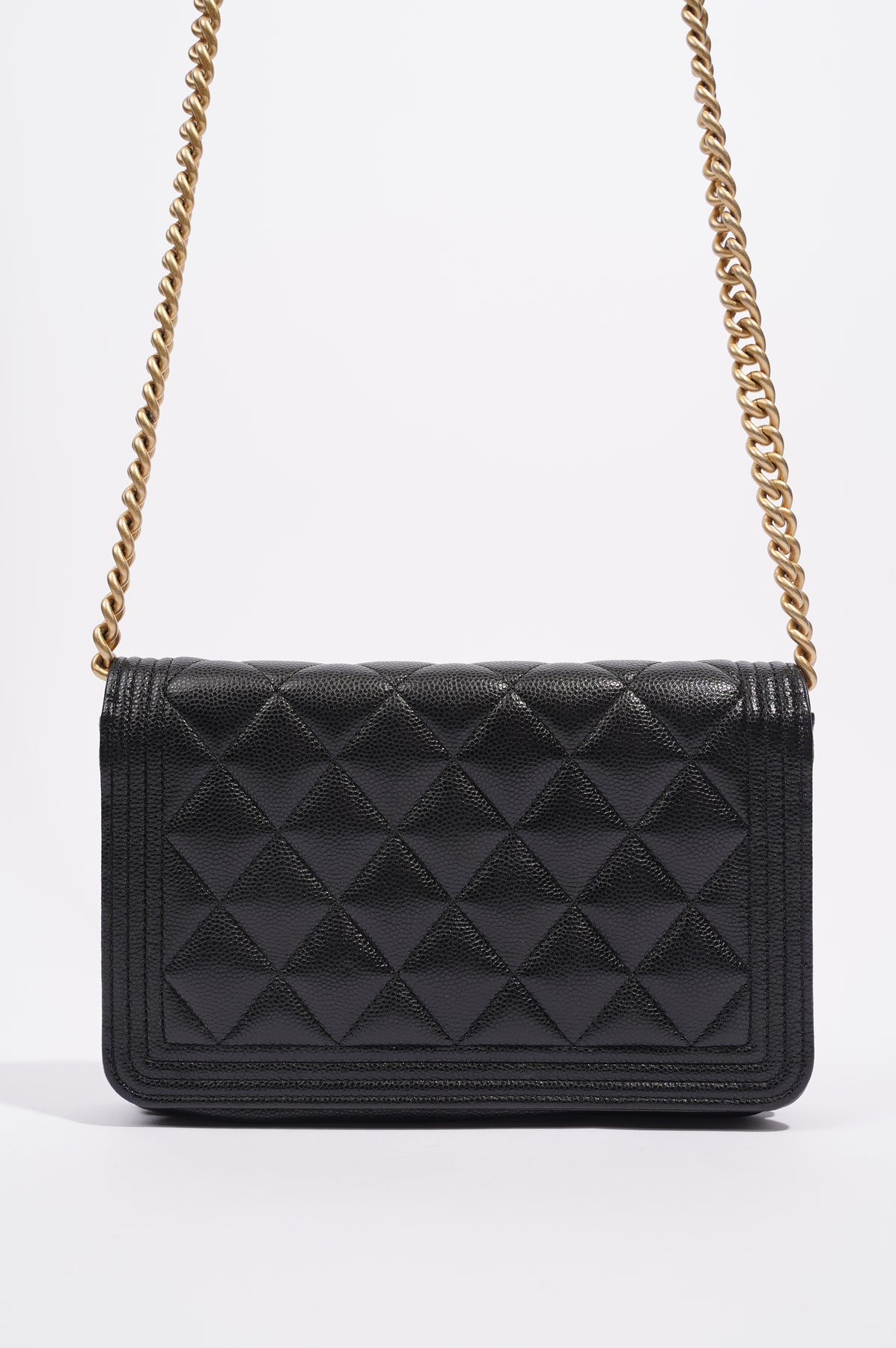 CHANEL, Bags, Chanel Wallet On A Chain Woc Black Caviar