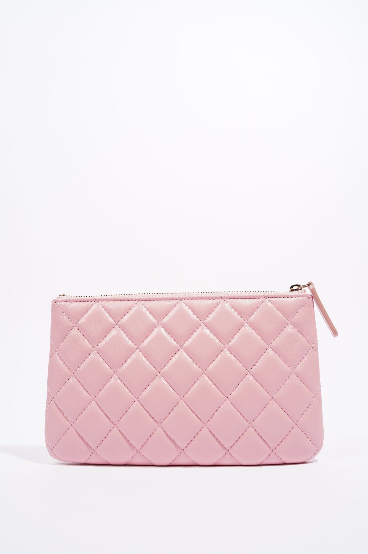 Chanel Womens Lambskin O Case Pink Small – Luxe Collective