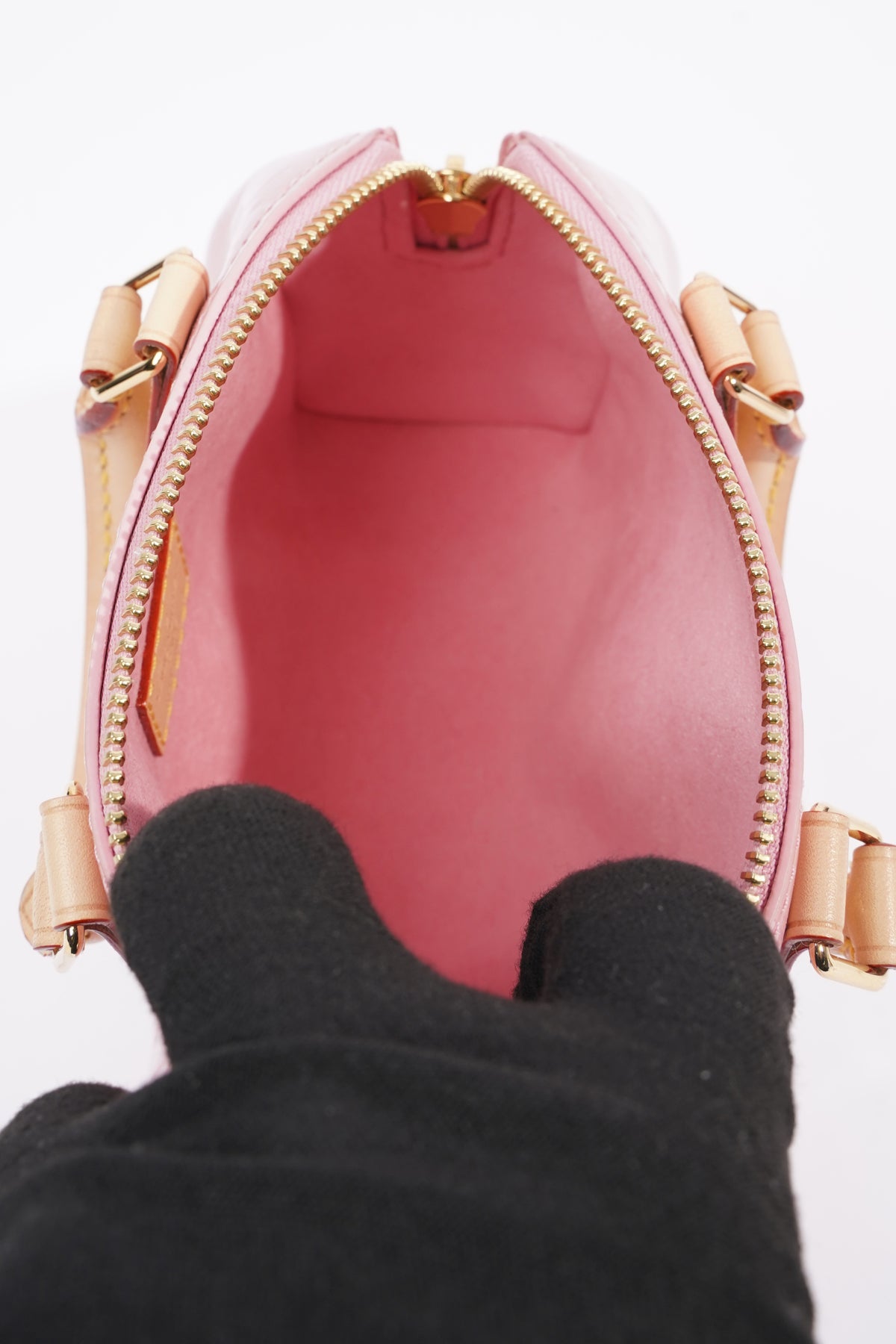 Louis Vuitton Nano Speedy Mochi Pink in Calfskin Leather with Gold