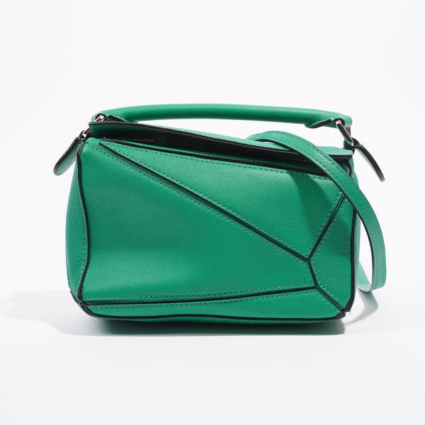 Loewe Green Mini Puzzle Bag