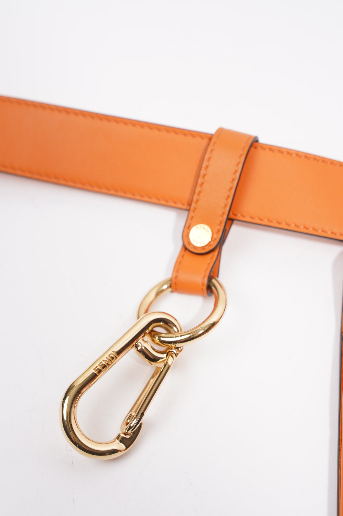 Orange clearance fendi belt