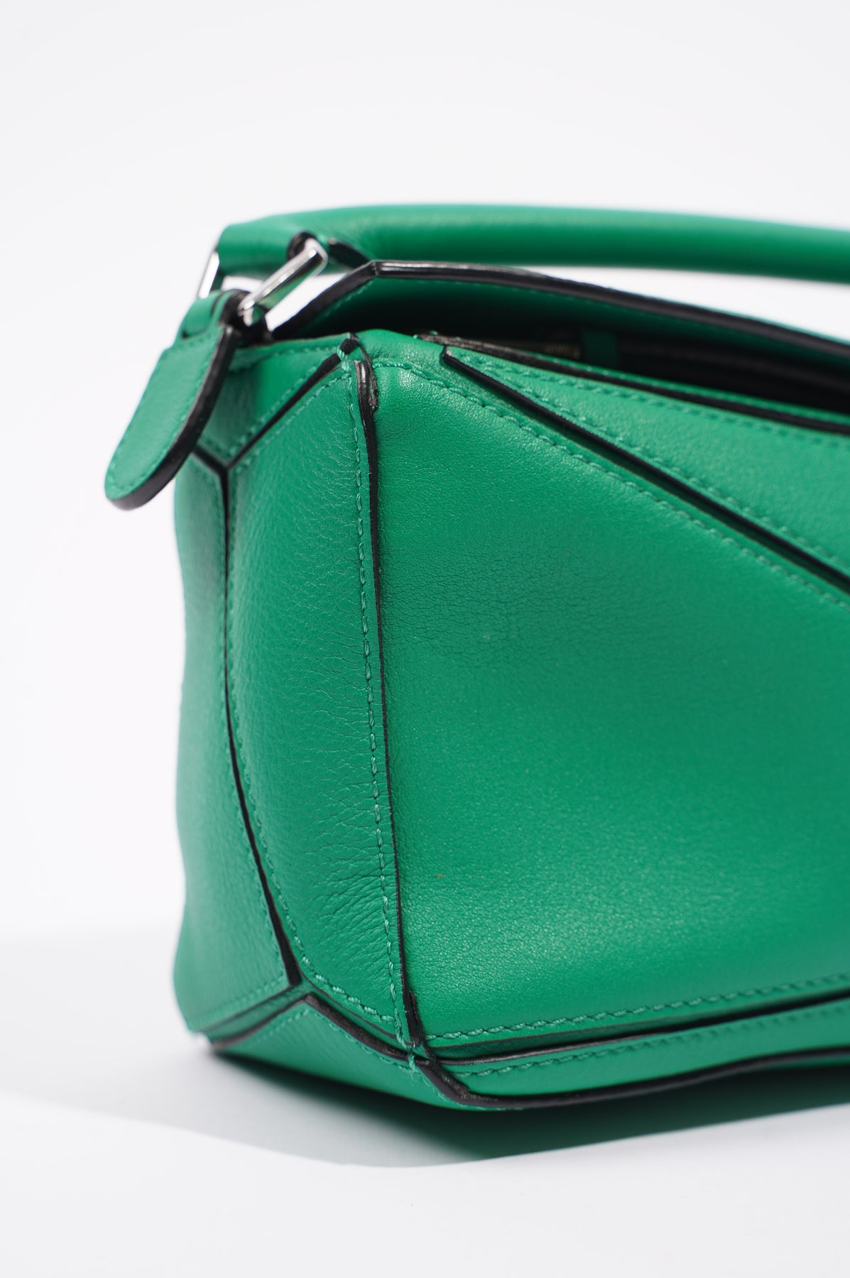 Loewe Womens Puzzle Bag Green Mini – Luxe Collective