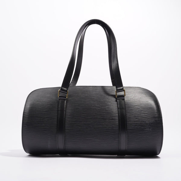 Louis Vuitton Black Epi Leather Soufflot Handbag With Mini Bag – Italy  Station