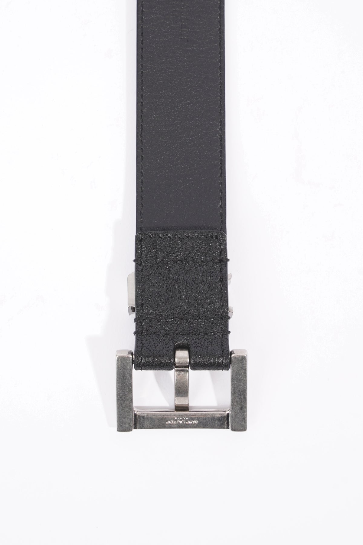 Leather belt Yves Saint Laurent Brown size 90 cm in Leather - 29524898