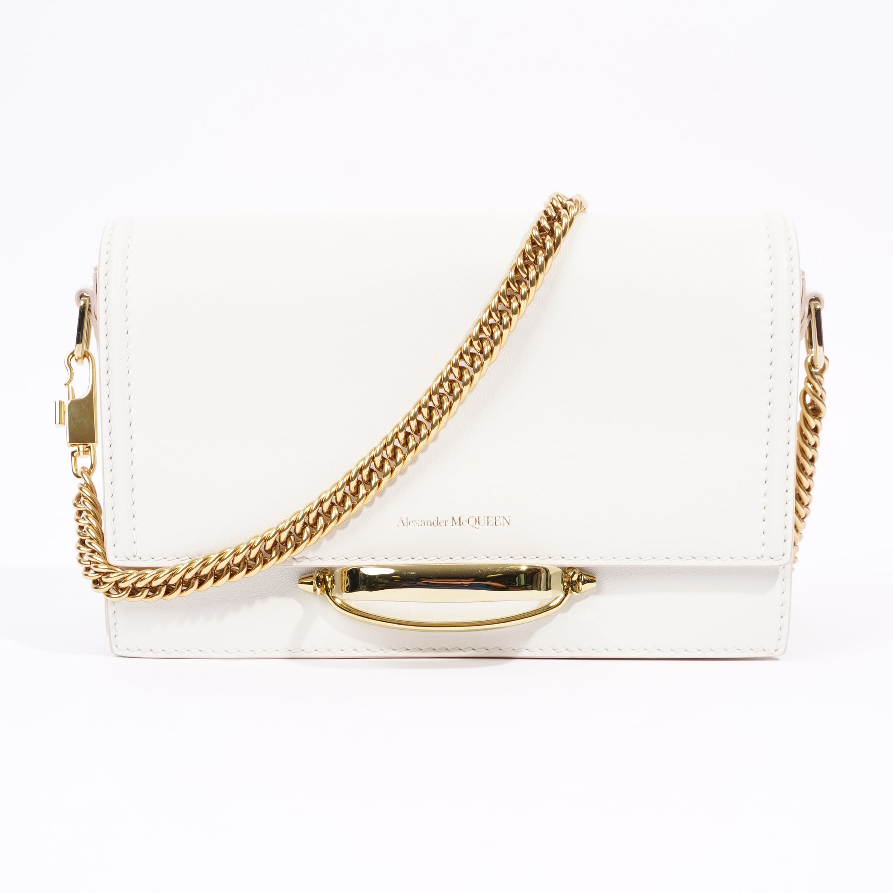 Alexander mcqueen best sale white bag