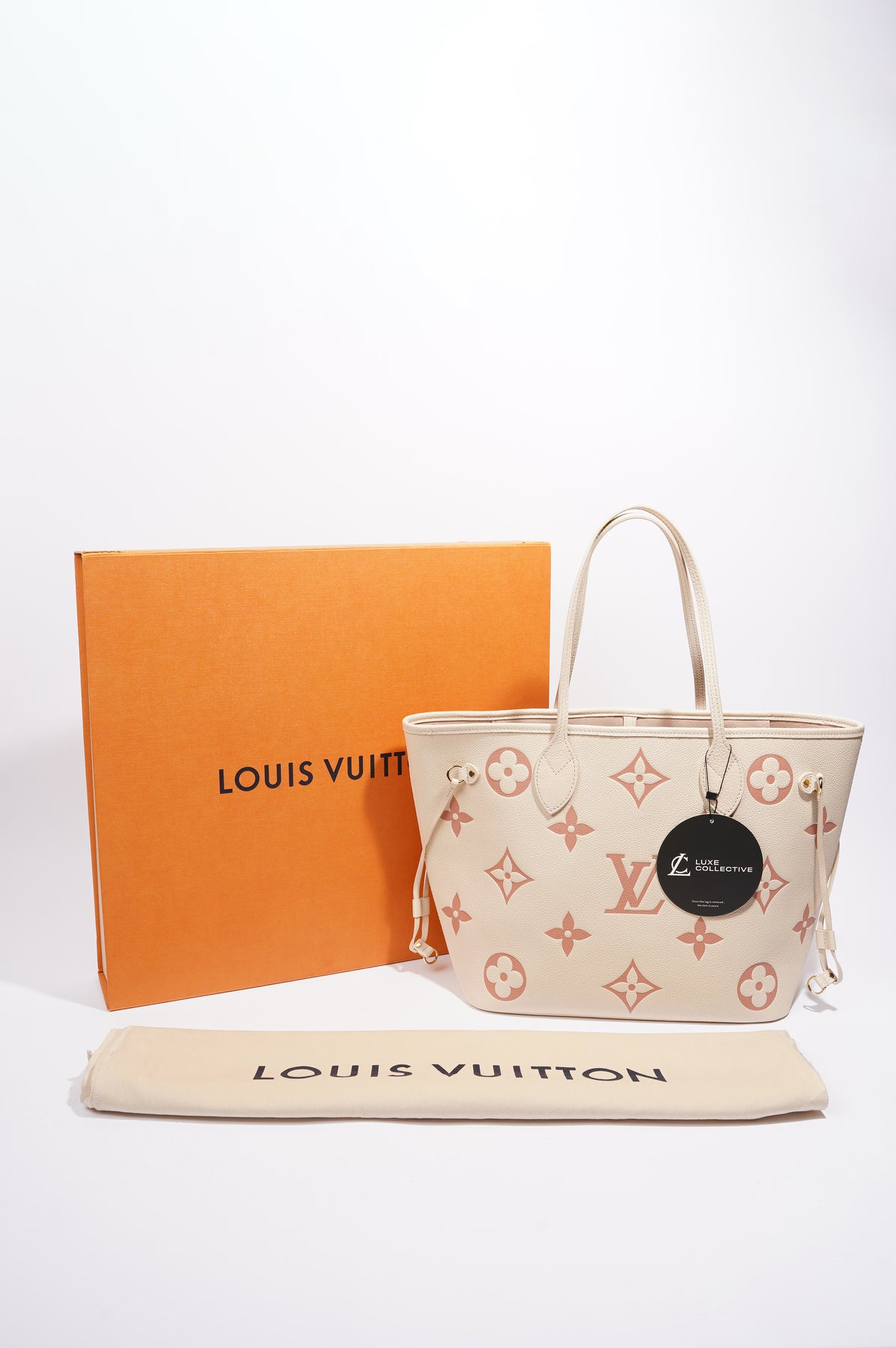 Louis Vuitton Neverfull Empreinte vs Canvas 
